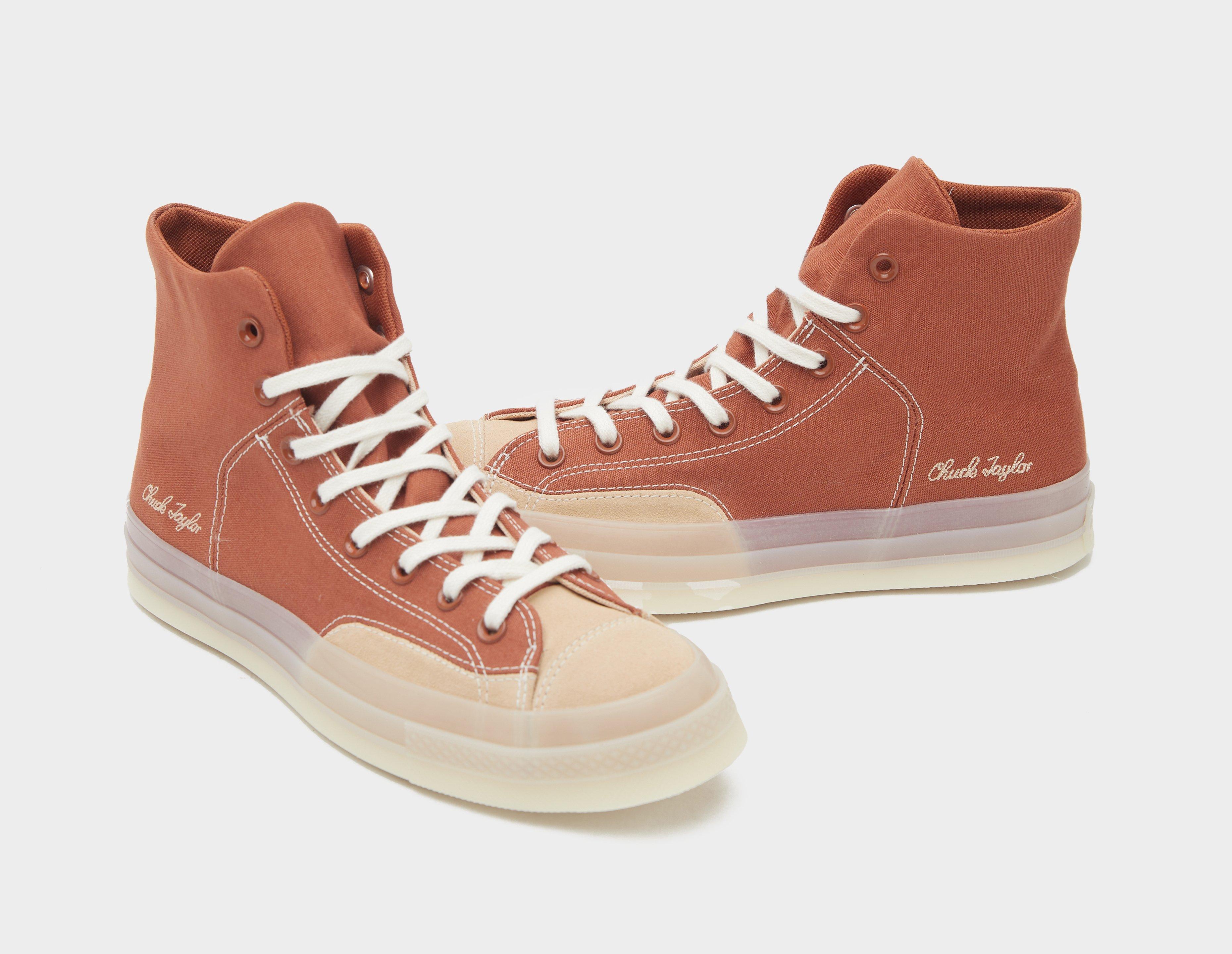 Converse en cuir online haute