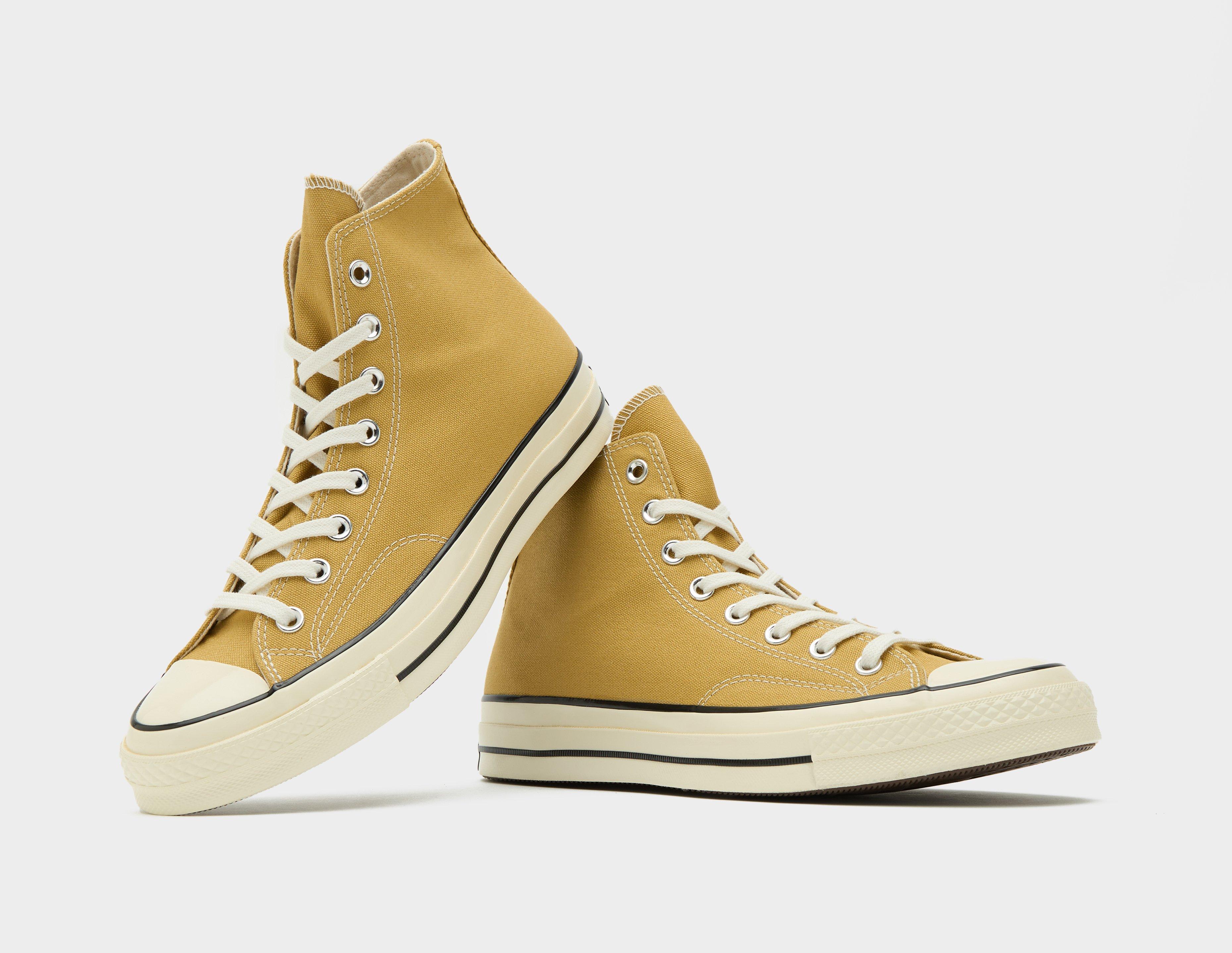 Yellow converse chuck store 70 high top