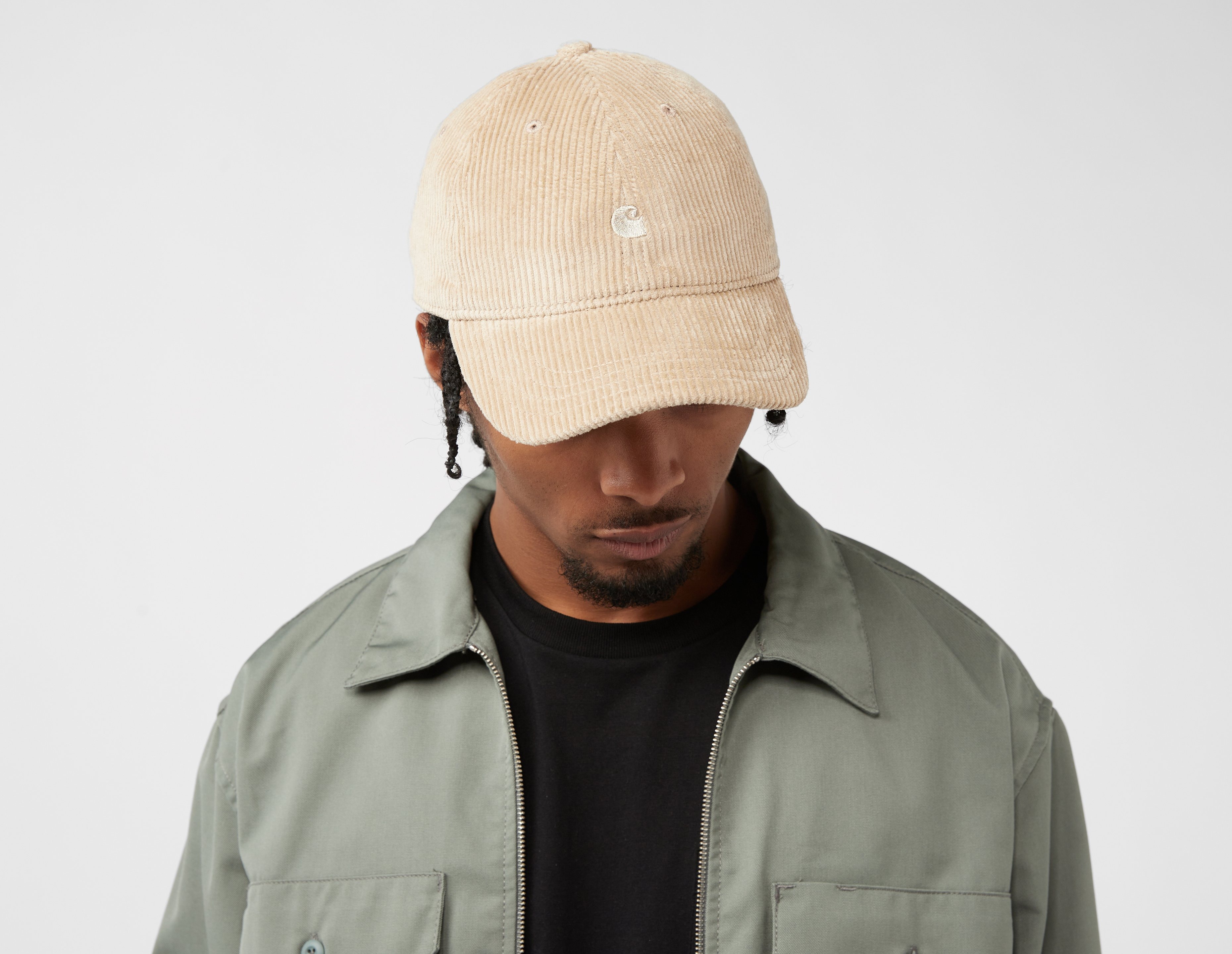 Brown Carhartt WIP Harlem Cap | barrie stitch detail bucket hat