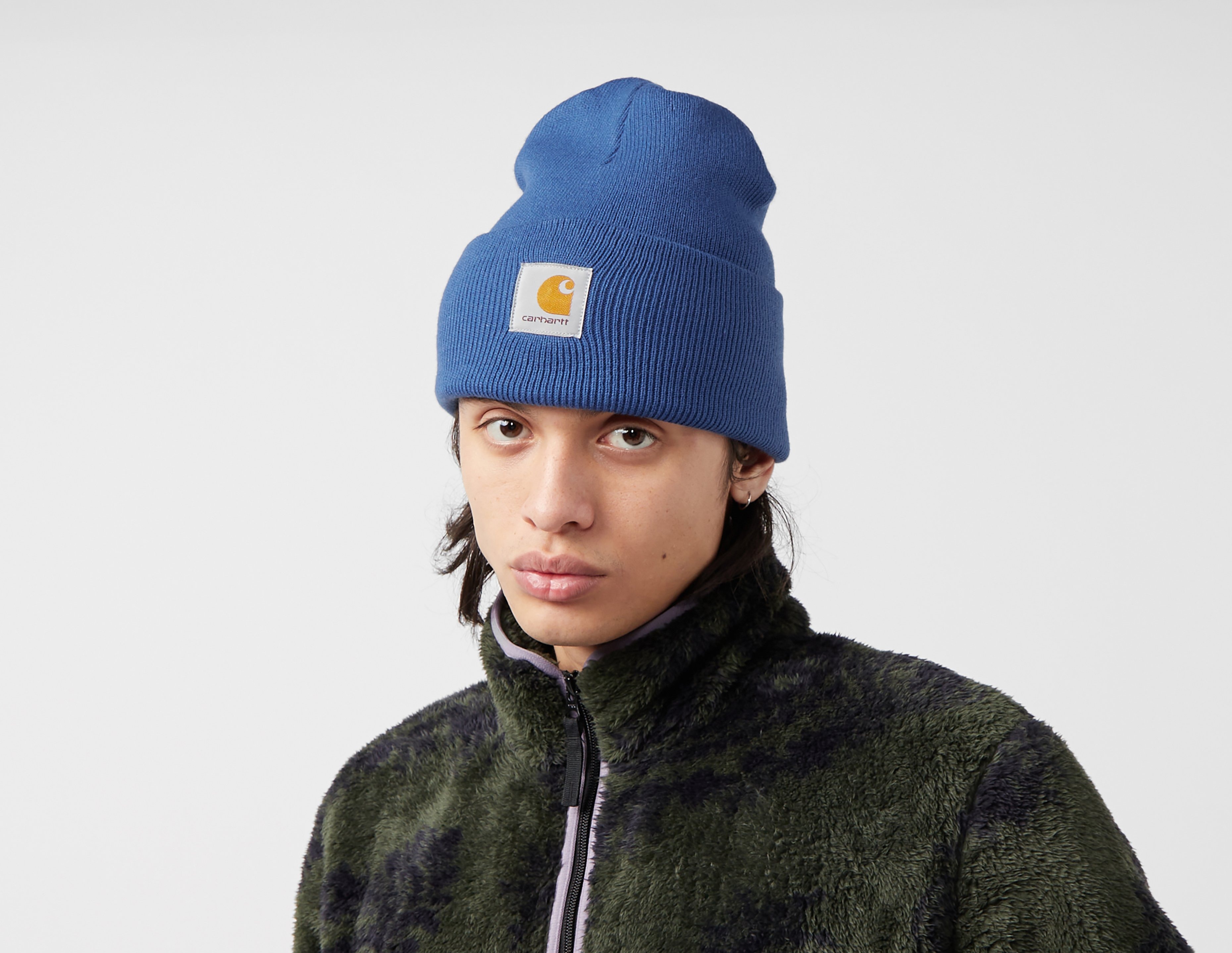 carhartt navy blue beanie