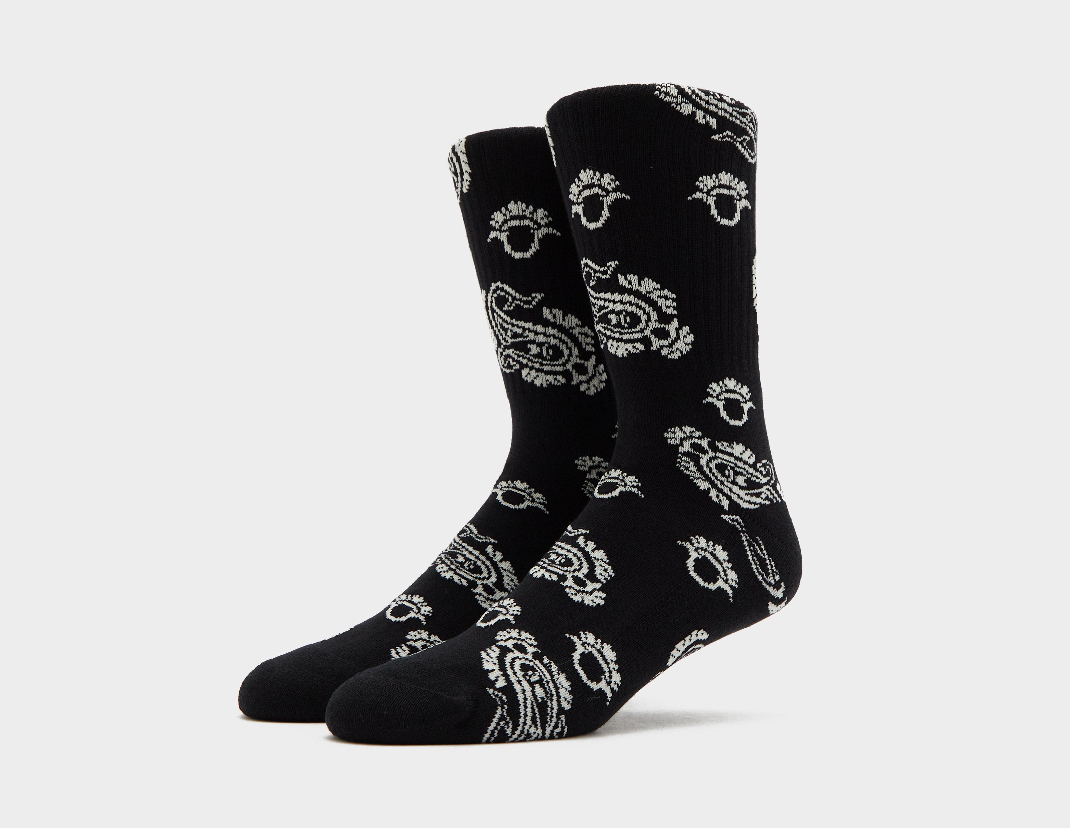 Black Carhartt WIP Paisley Socks | Healthdesign