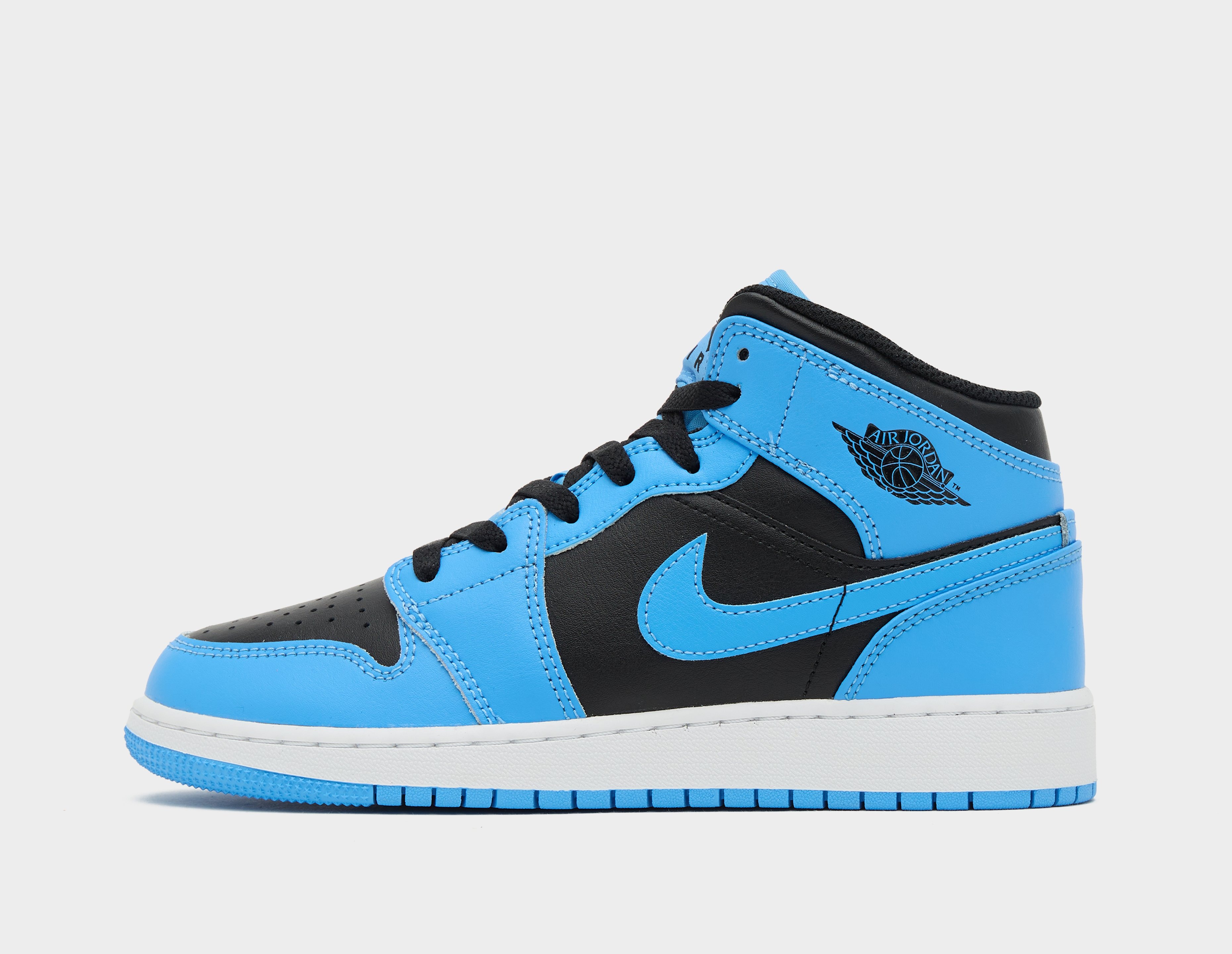 Healthdesign Blue Jordan Air 1 Mid Junior off white air