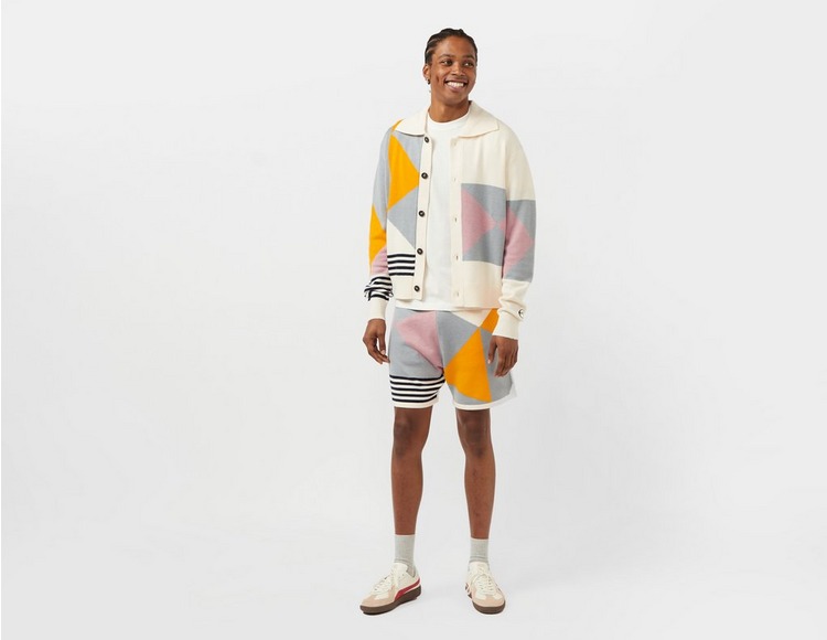 White Sergio Tacchini Geo Knit Cardigan | Rcj? White Sergio Tacchini Geo Knit Cardigan | Rcj?