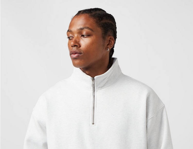 Grey Nike NRG Premium Essentials Quarter Zip Sweatshirt | size?