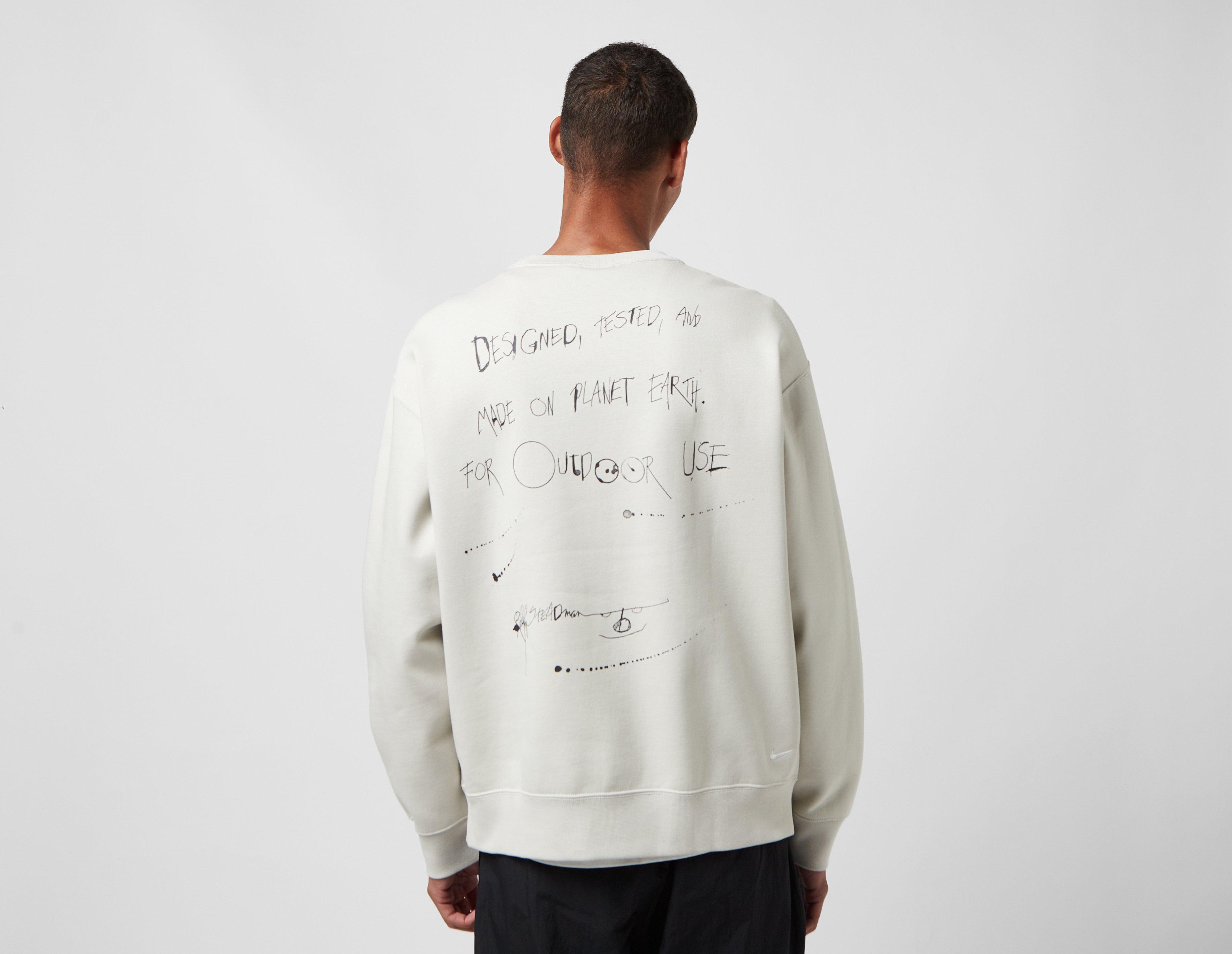 White Nike ACG x Ralph Steadman Crew Sweatshirt | Healthdesign