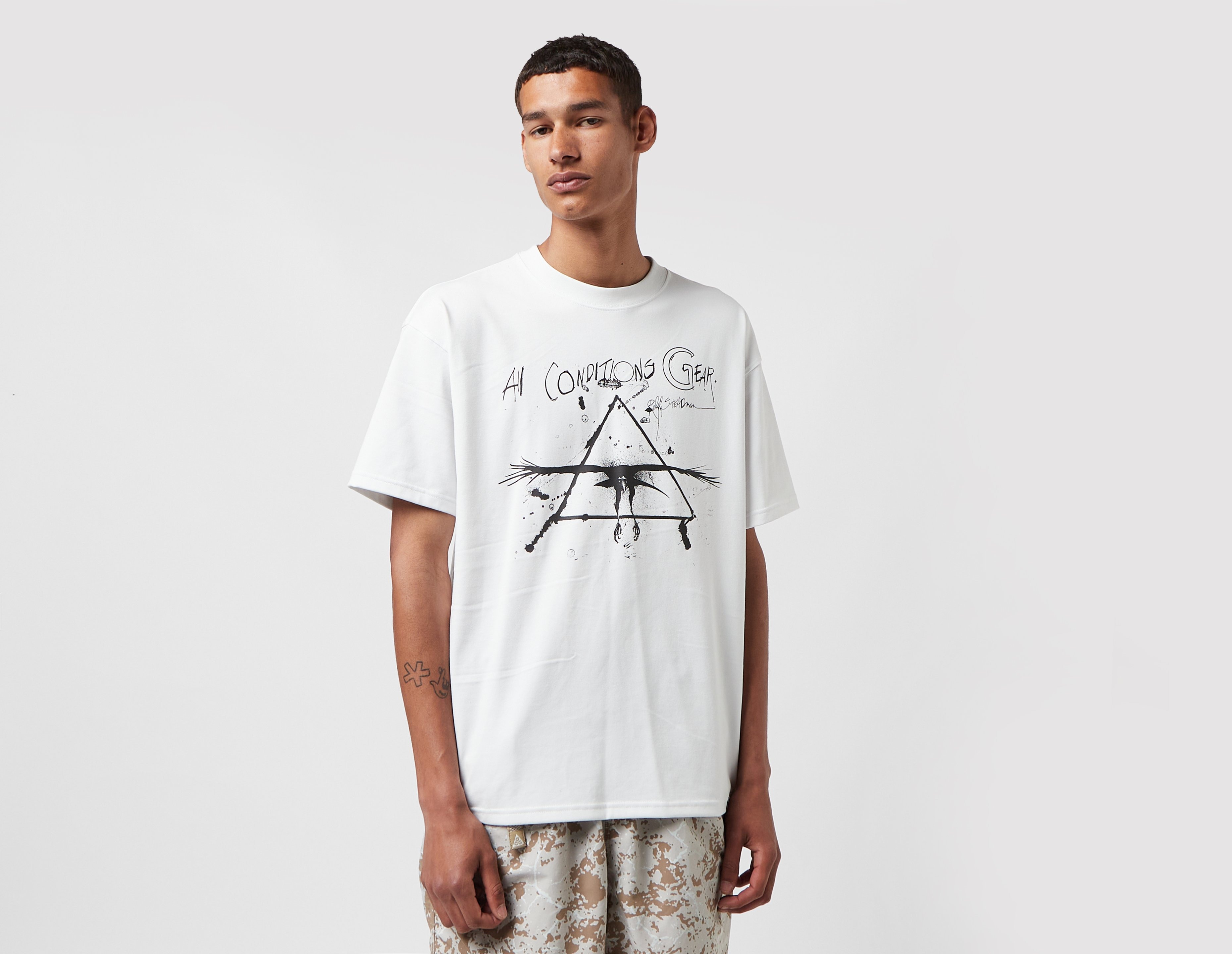 White Nike ACG x Ralph Steadman Bird T-Shirt | size?