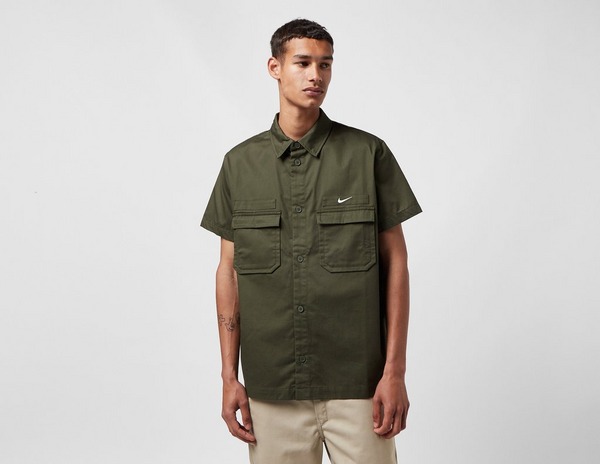 Nike Life Woven Military Short-Sleeve Shirt