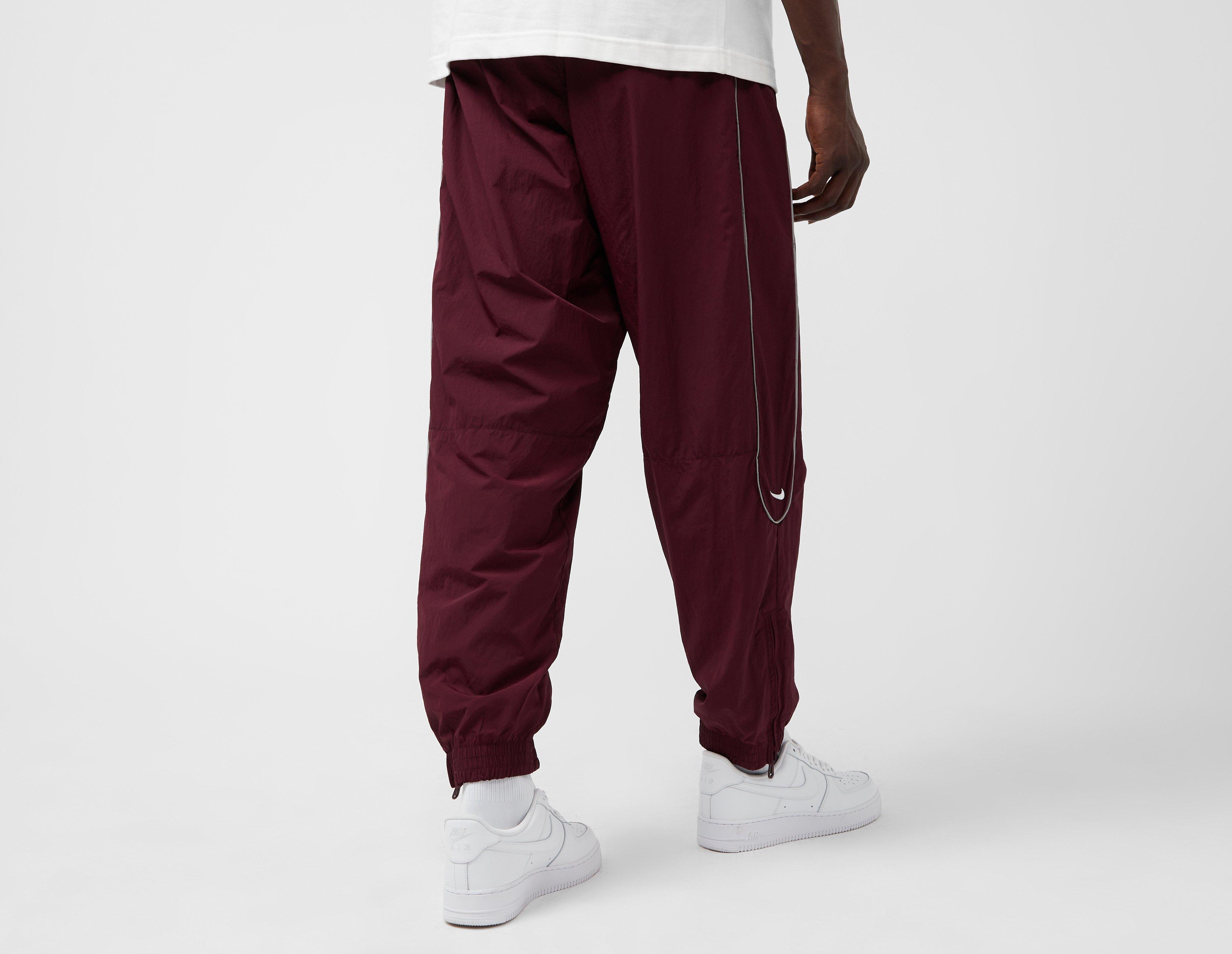 Nike burgundy track outlet pants