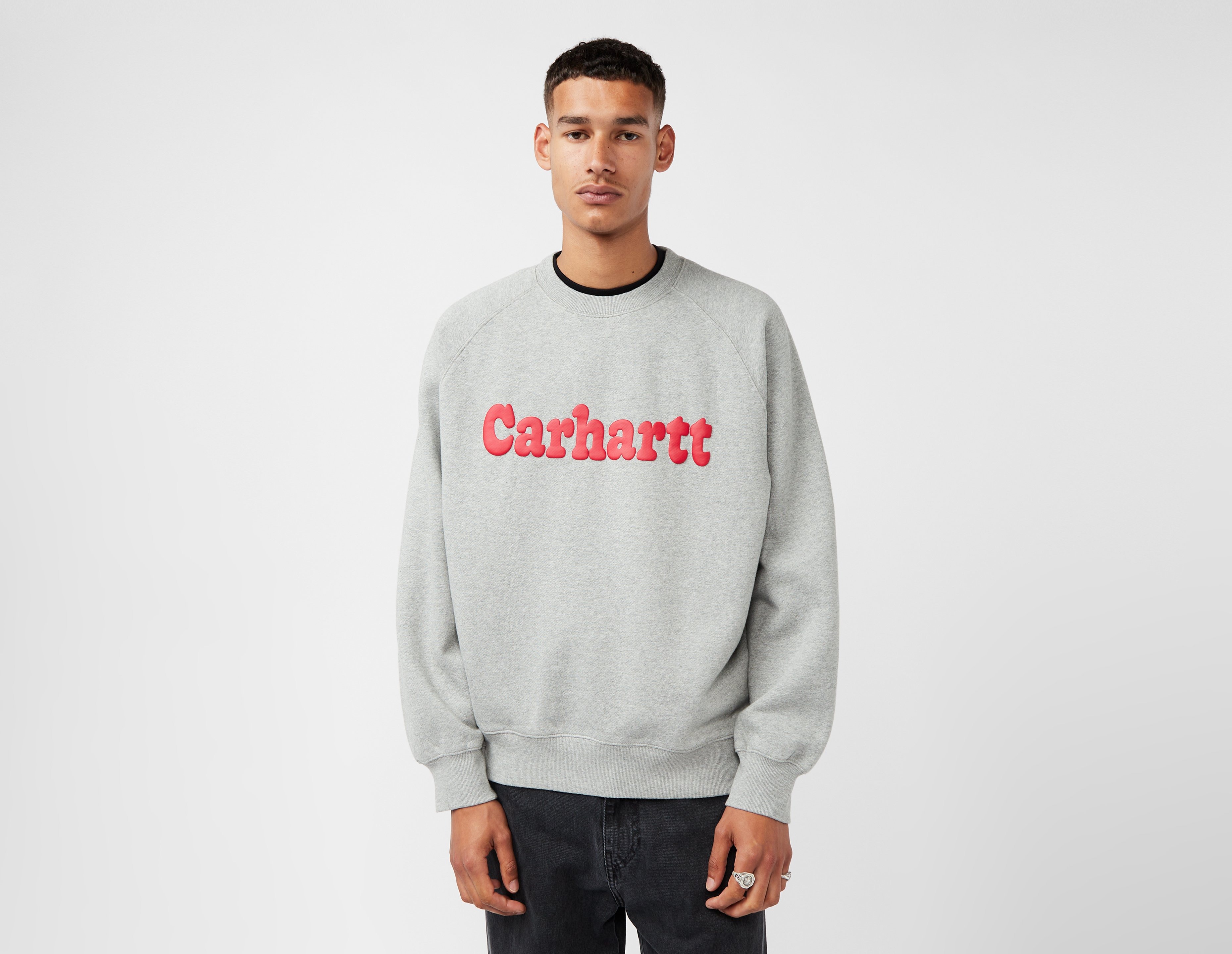 Grey Carhartt WIP Bubbles Crew Sweatshirt | size?