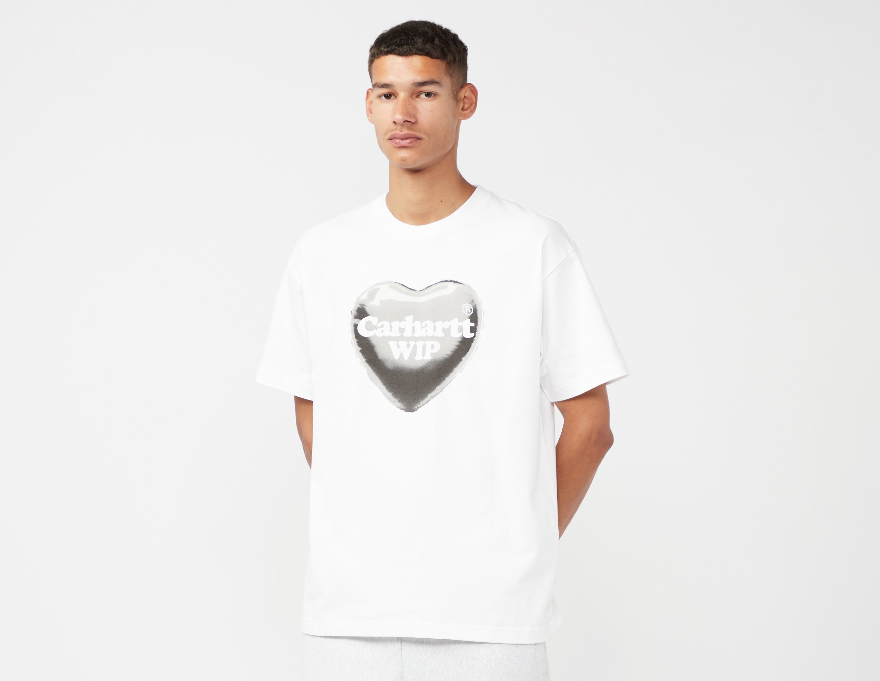 Carhartt WIP POCKET HEART - T-shirt imprimé - black/noir 