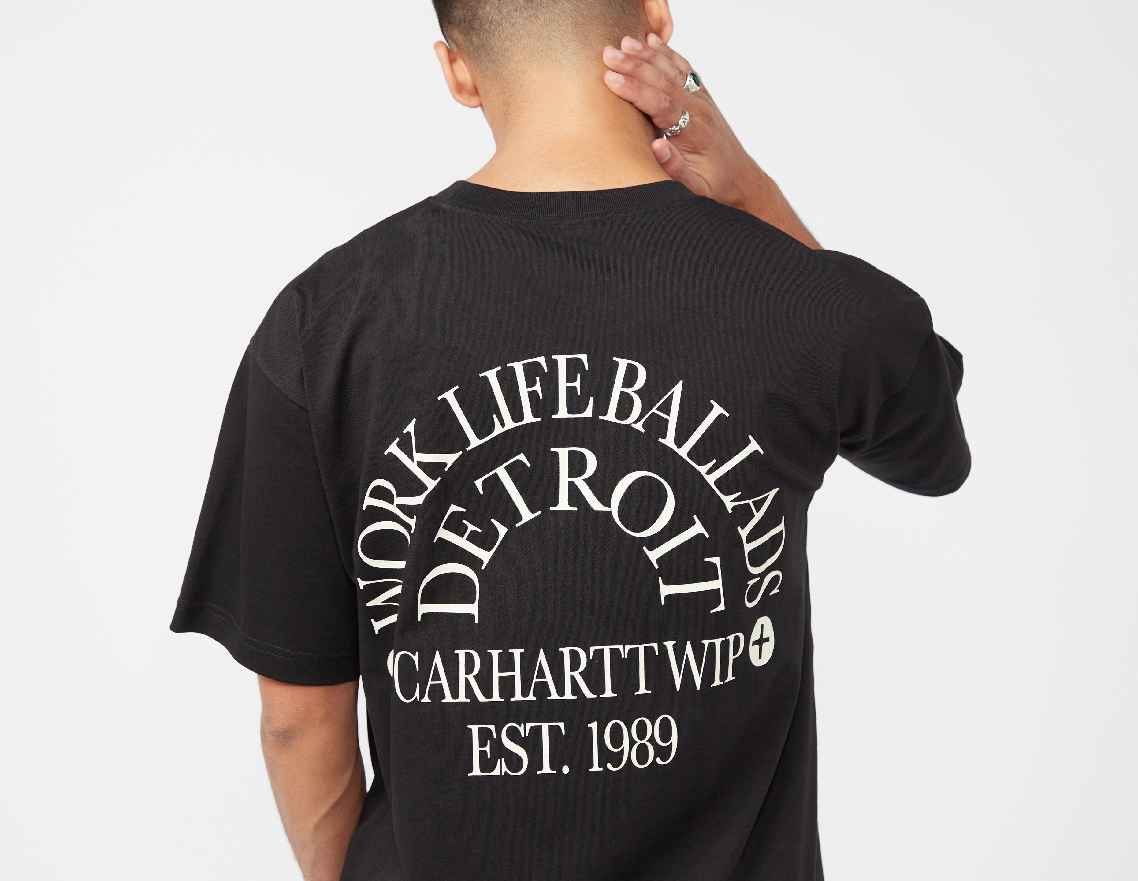 Carhartt WIP – Work Varsity T-Shirt Black/Wax - Size S