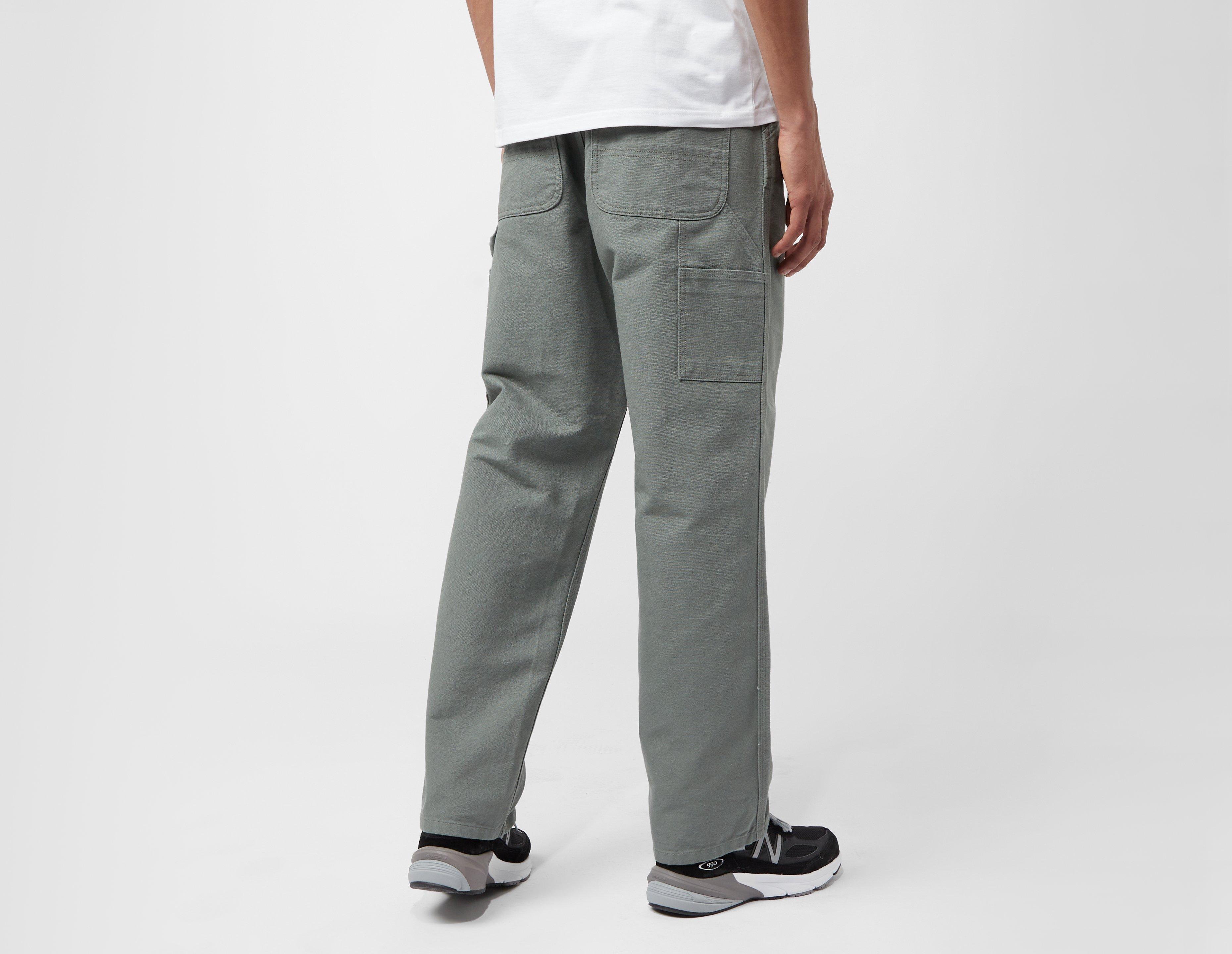 carhartt wip single knee grey pants