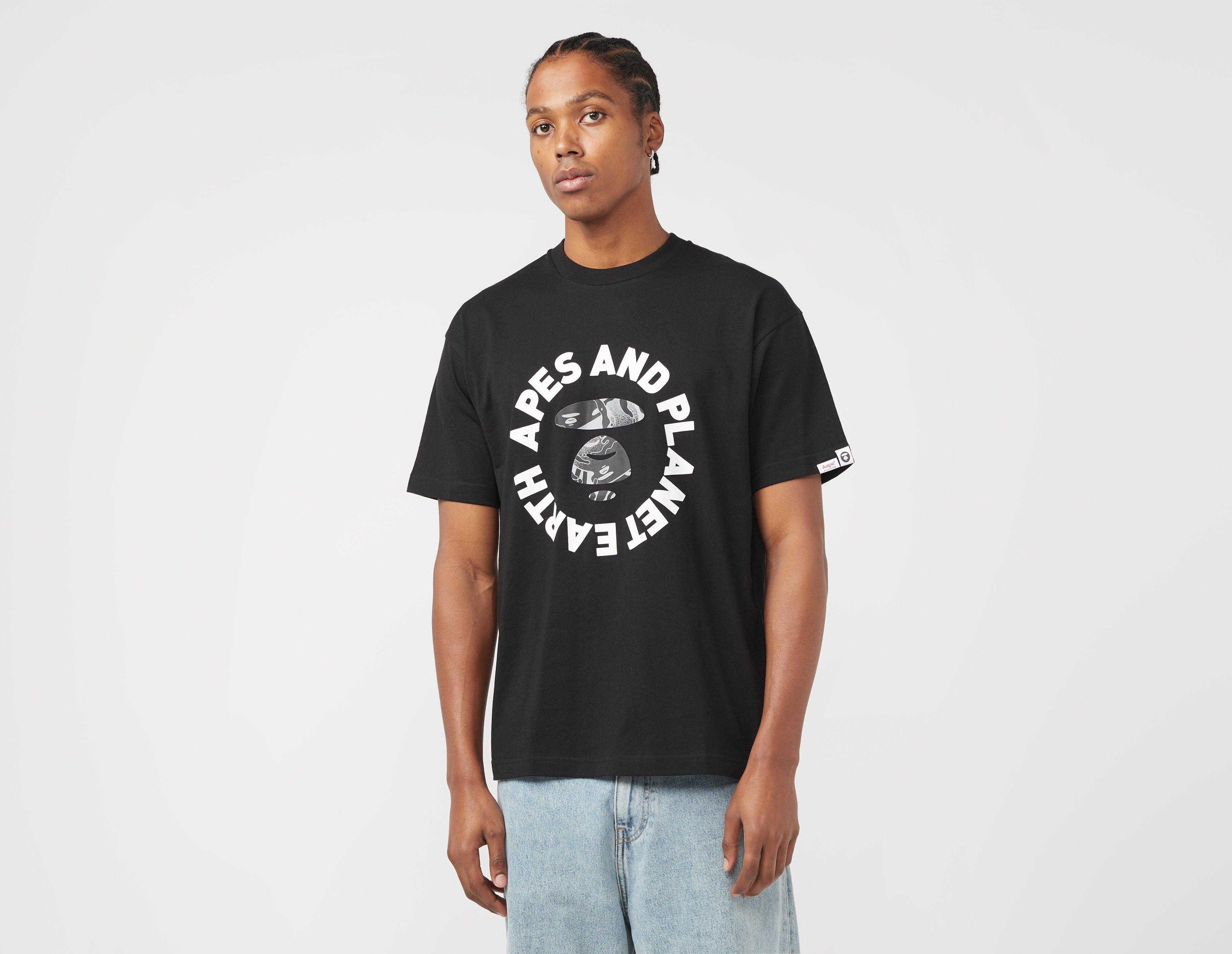 Black bathing ape shirt hotsell