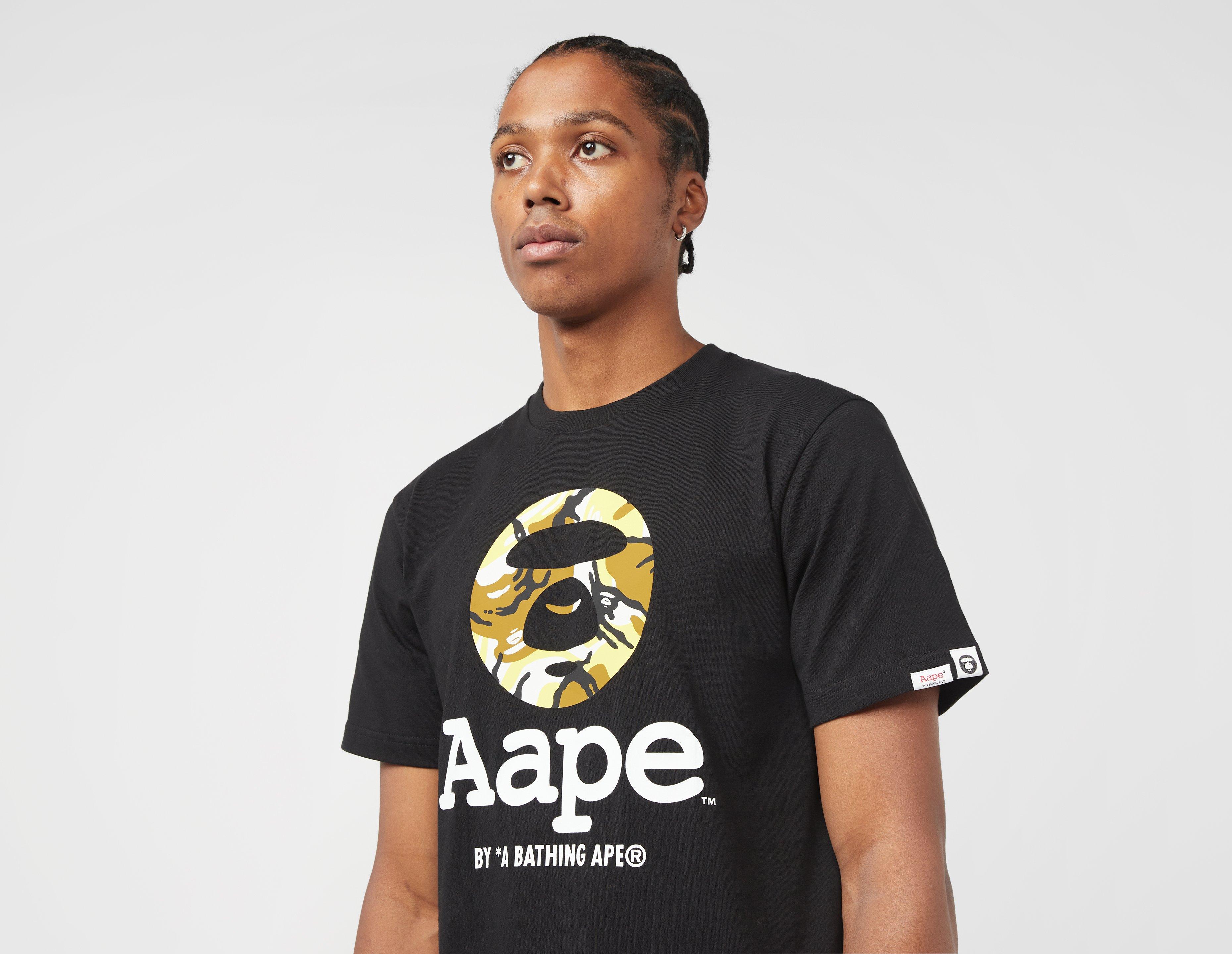 AAPE by A Bathing Ape Black Moonface T-Shirt