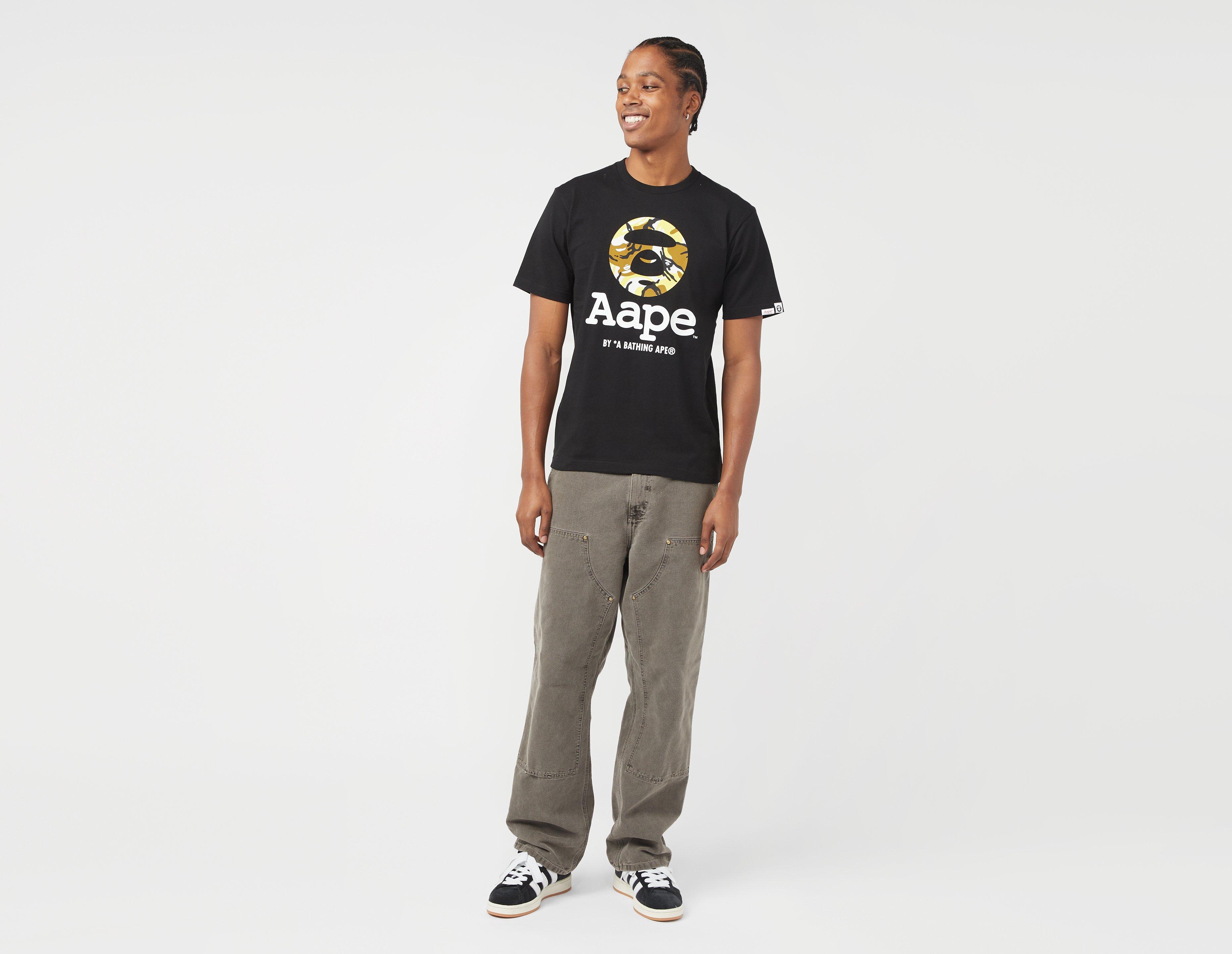 Shirt TOM - Black AAPE By A Bathing Ape Moonface Camo T - Langcom