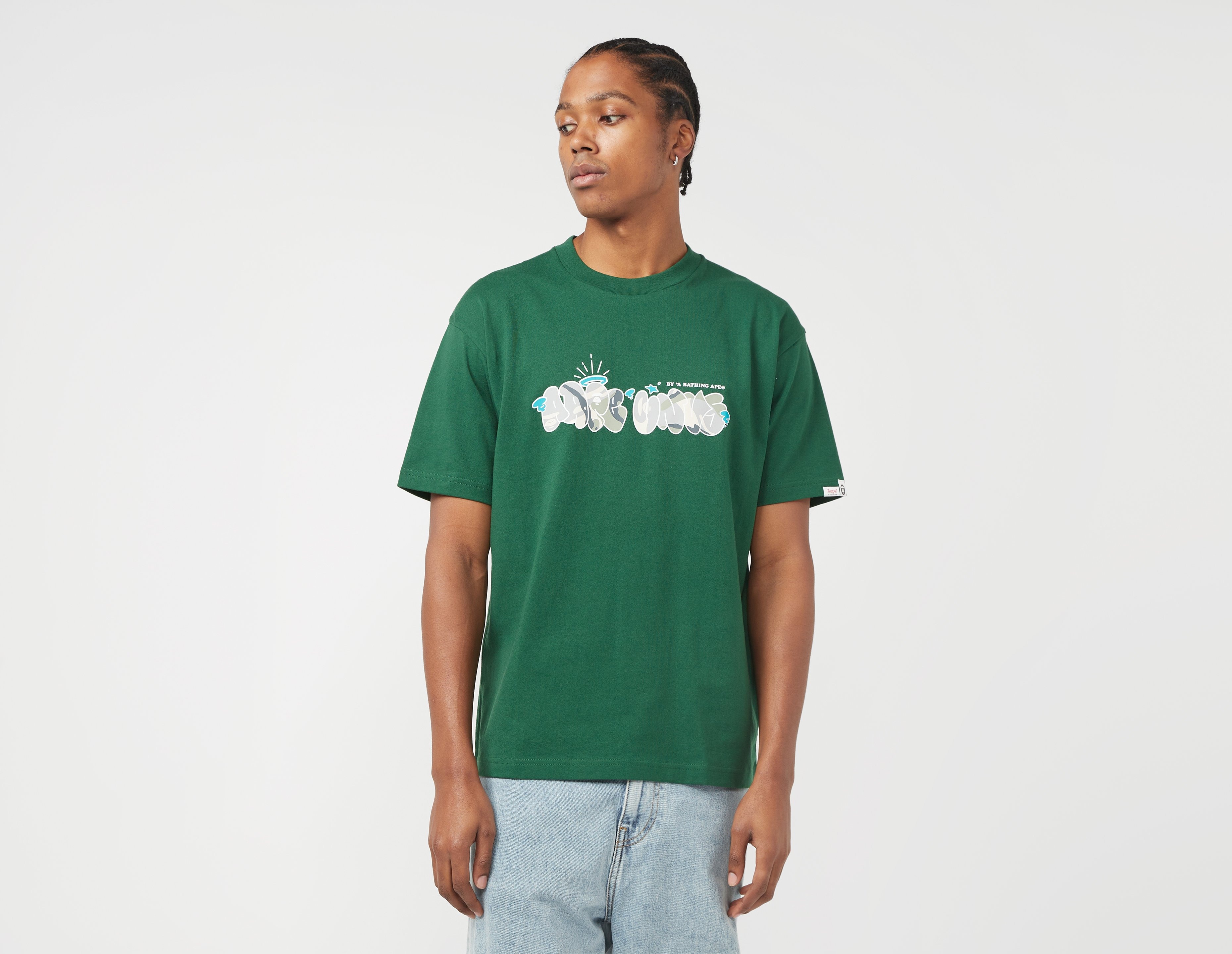 A Gore By azulado - Logo Wear Green Healthdesign? | Stamp Ape Bathing R7 verde Shirt fluo - amarelo T AAPE T-shirt