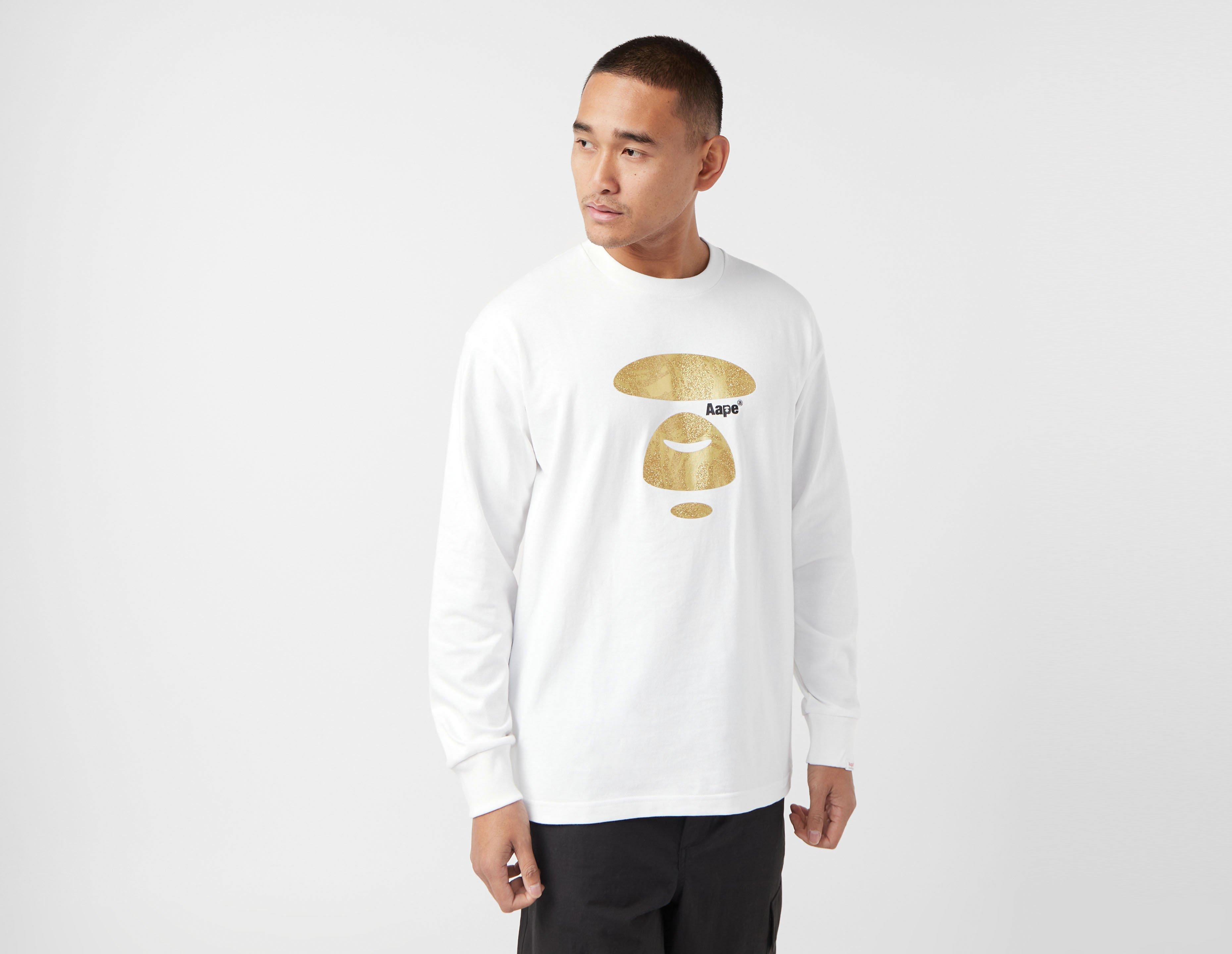 AAPE By A Bathing Ape Glitter Long Sleeve T-Shirt