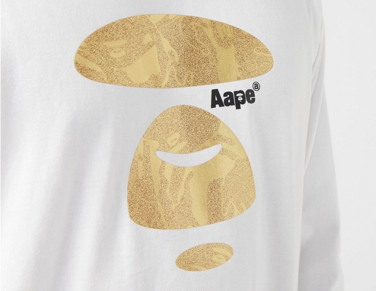 AAPE By A Bathing Ape Glitter Long Sleeve T-Shirt