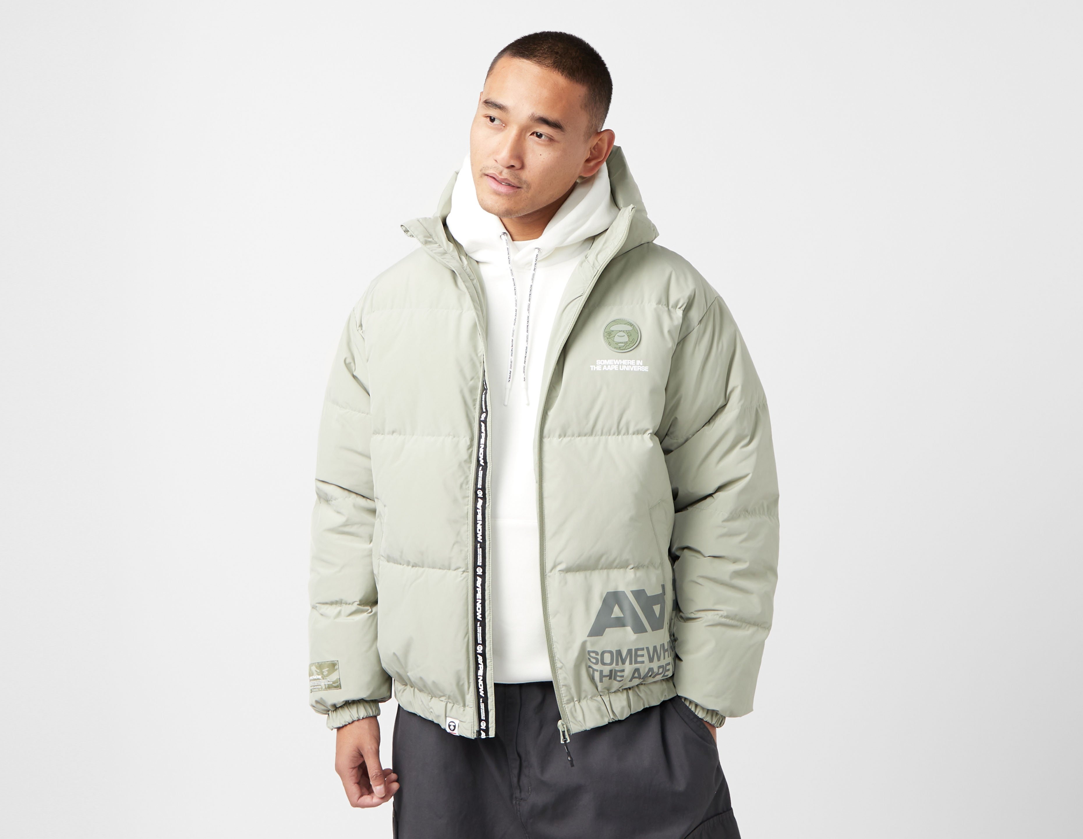 Green AAPE By A Bathing Ape Padded Jacket | size?