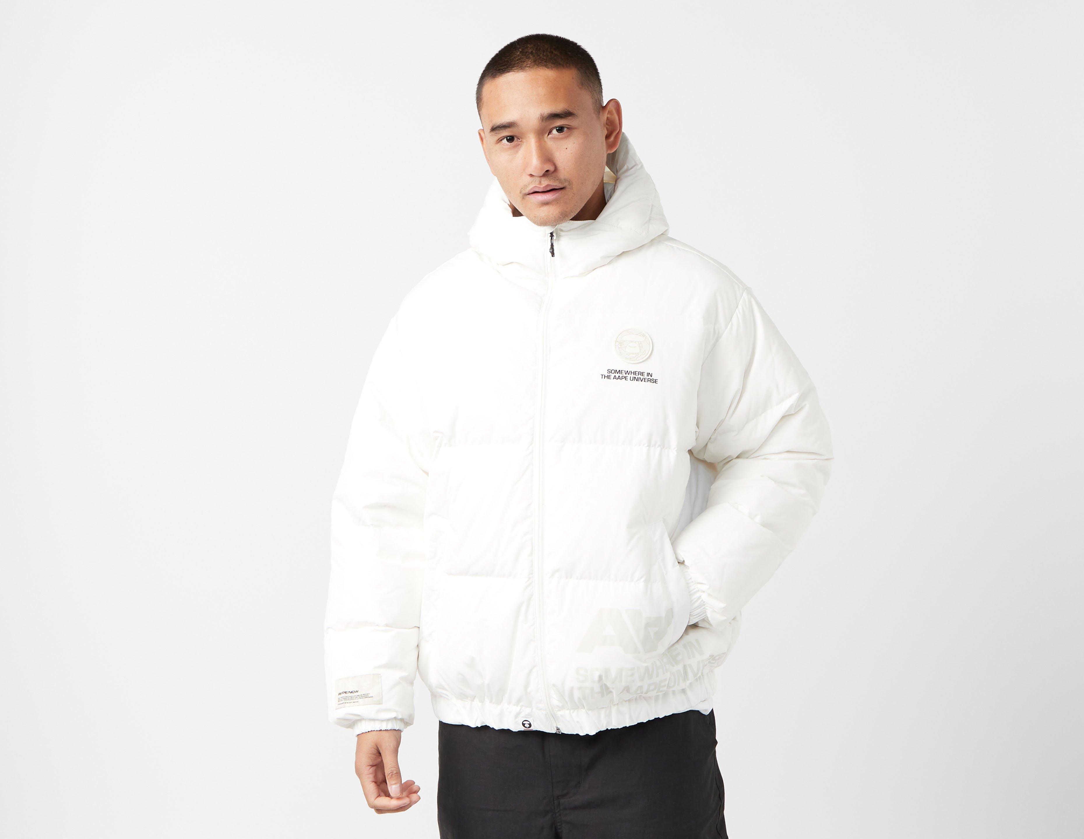 White AAPE By A Bathing Ape Padded Jacket size