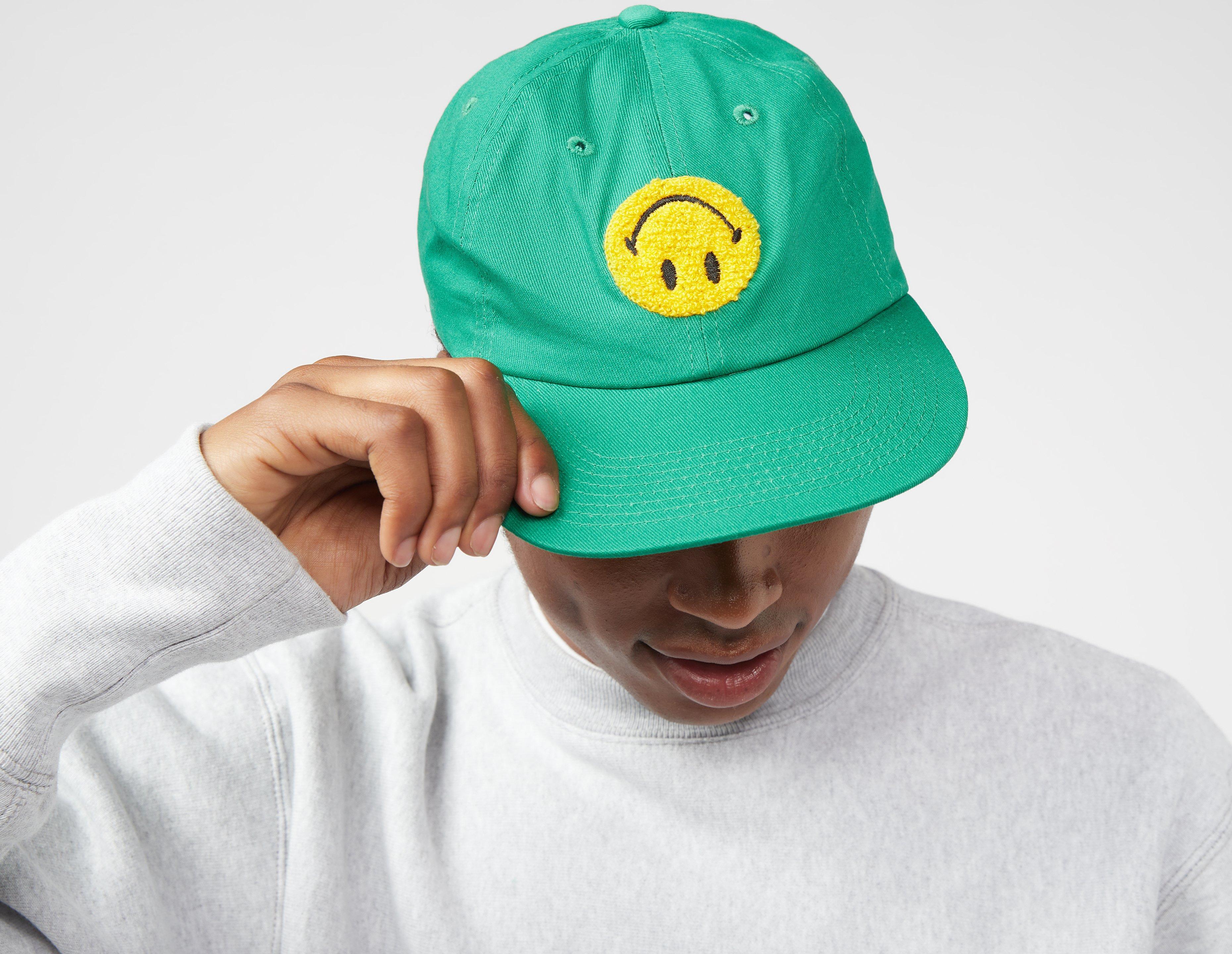 Smiley Face Green Cap