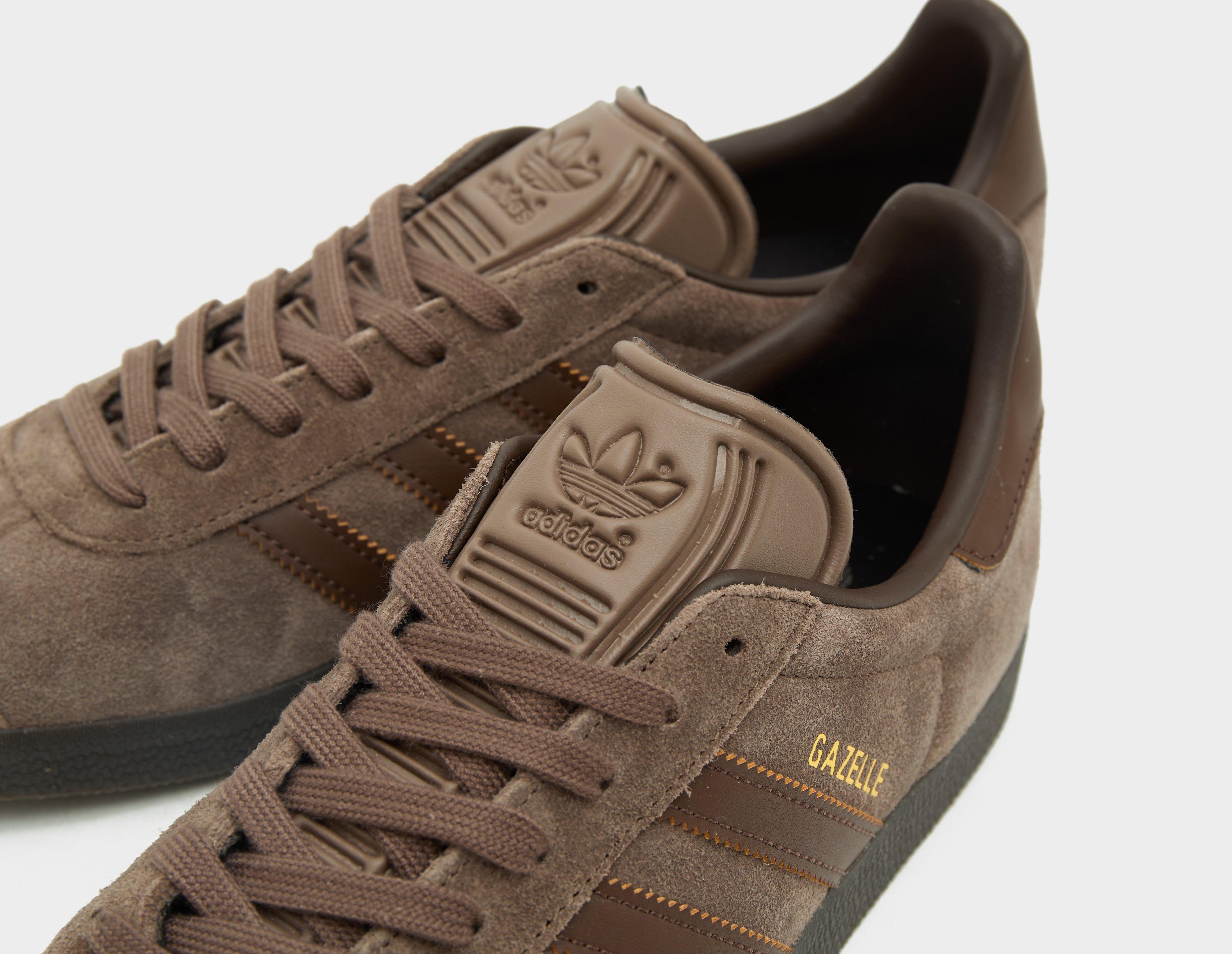 Adidas gazelle 2025 brown leather