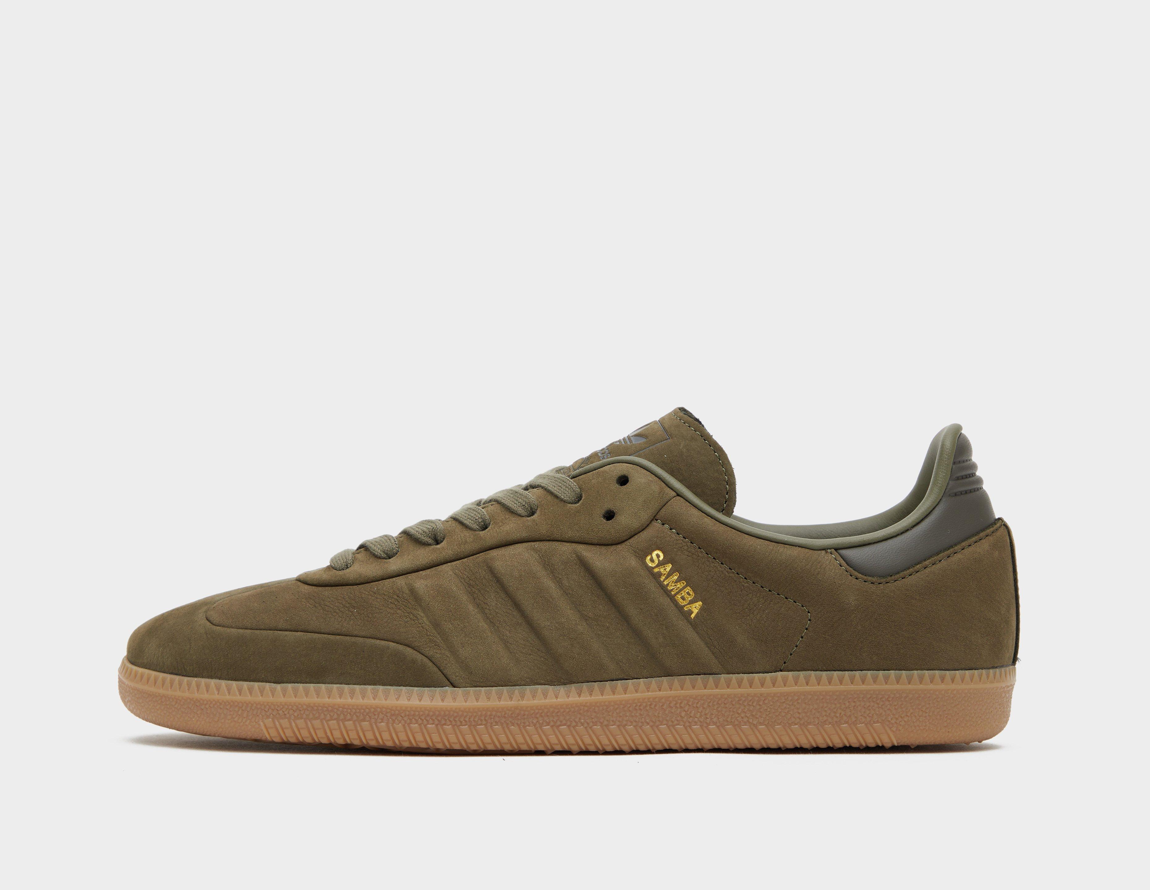 Green adidas on sale samba trainers