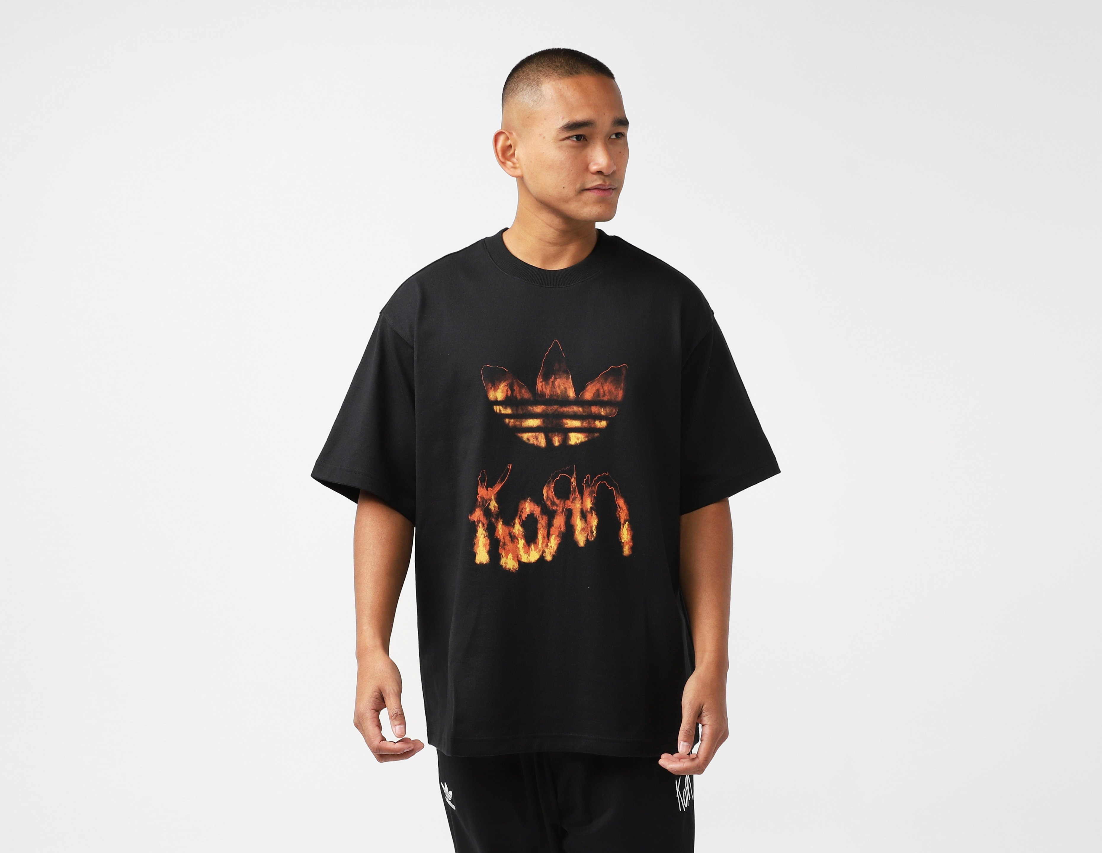 Black adidas x Korn Trefoil T - Healthdesign? | tabla de tallas de