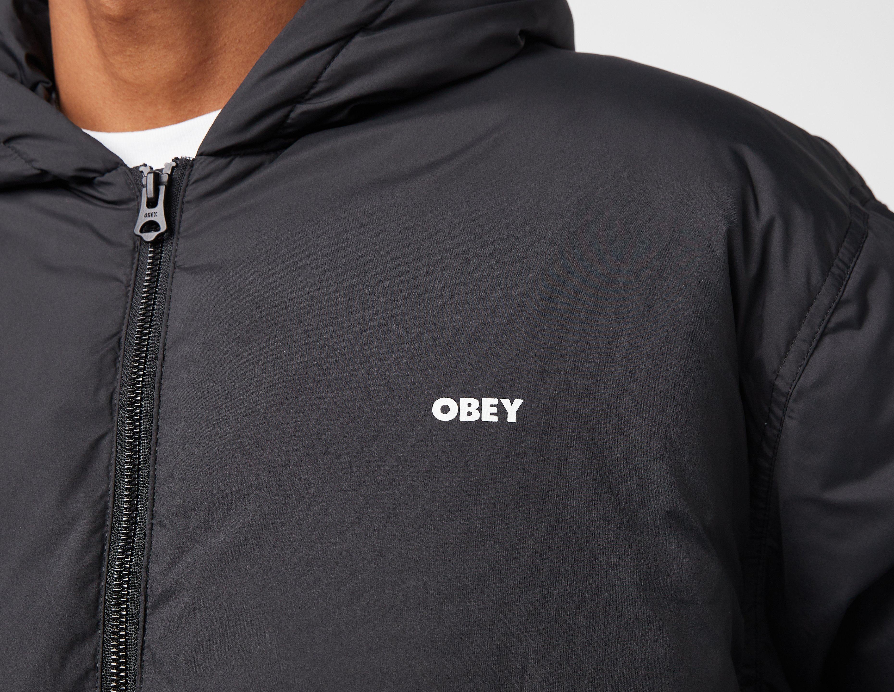 Black Obey Retreat Hooded Jacket size?