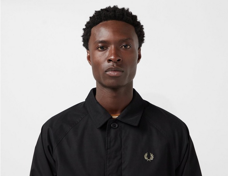 Black Fred Perry Utility Overshirt | size?