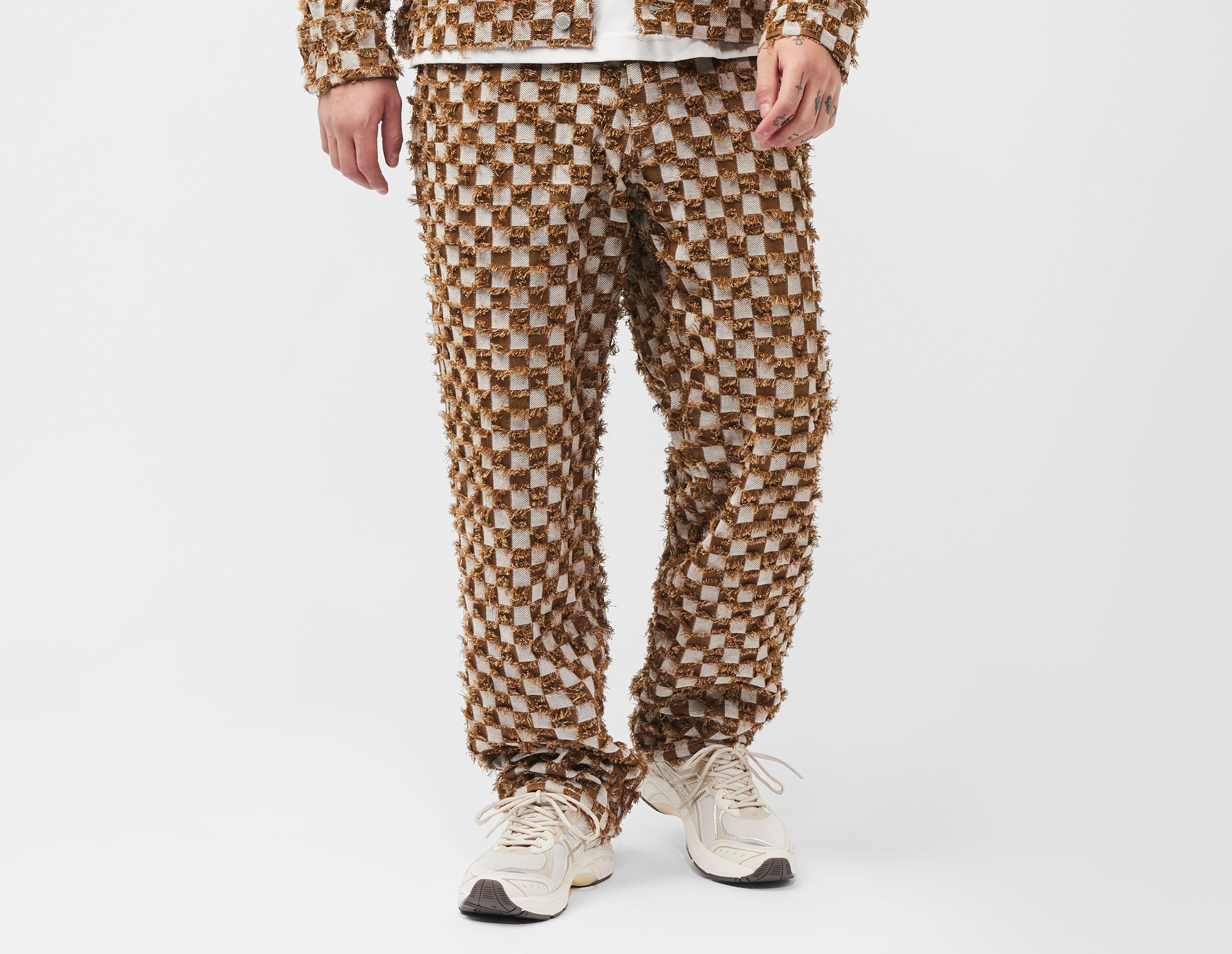 orla cotton cashmere pants, Brown Pleasures Checker Work Pants