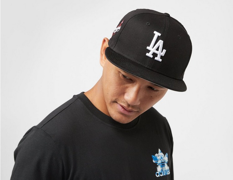 Black New Era LA Dodgers Side Patch 59FIFTY Cap | size?