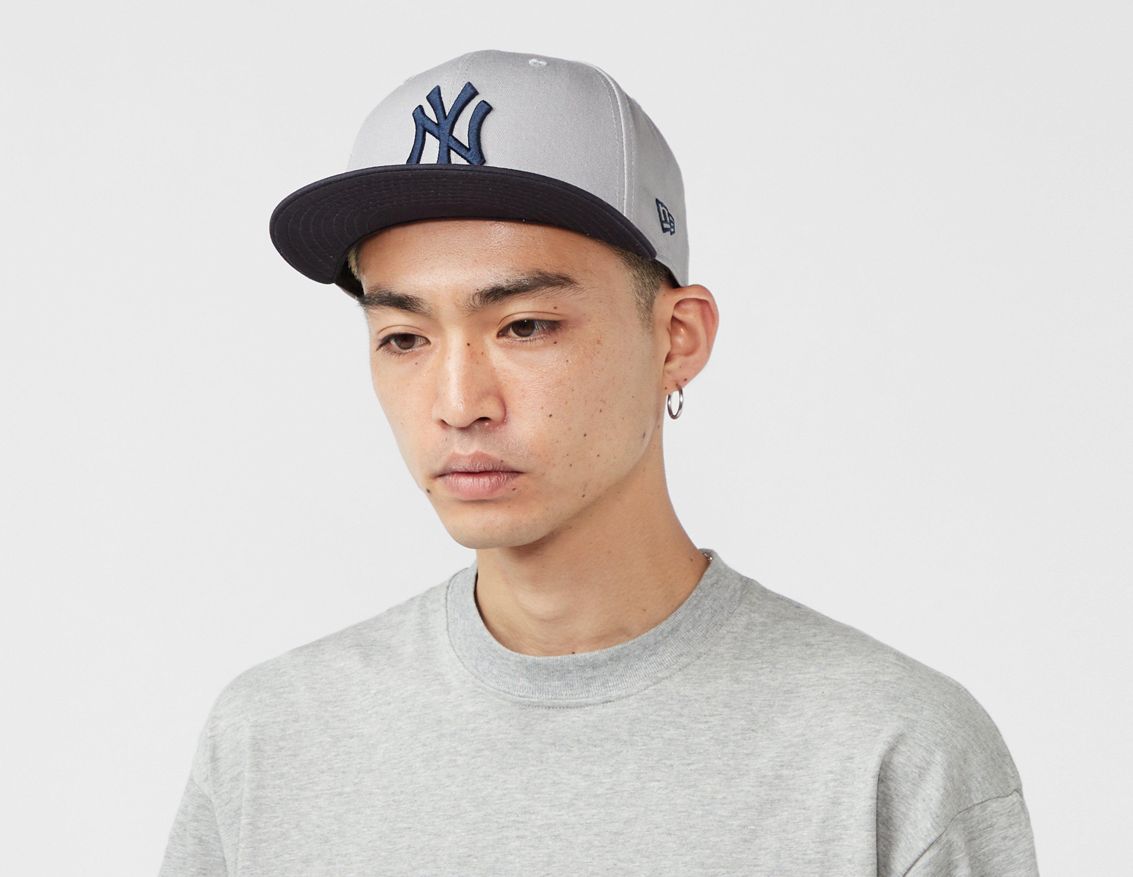 NEW ERA MLB Jersey Script New York YANKEES heather grey Hoodie