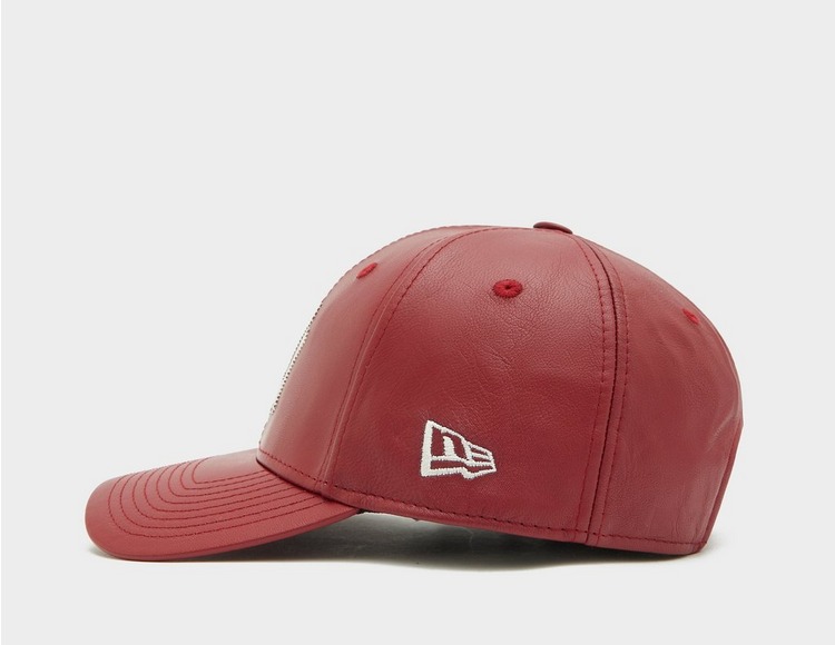| New | MLB 9FORTY New V2 York YEEZY Leather Hats Yankees Red Era Cap 2022 350 Healthdesign? Zebra