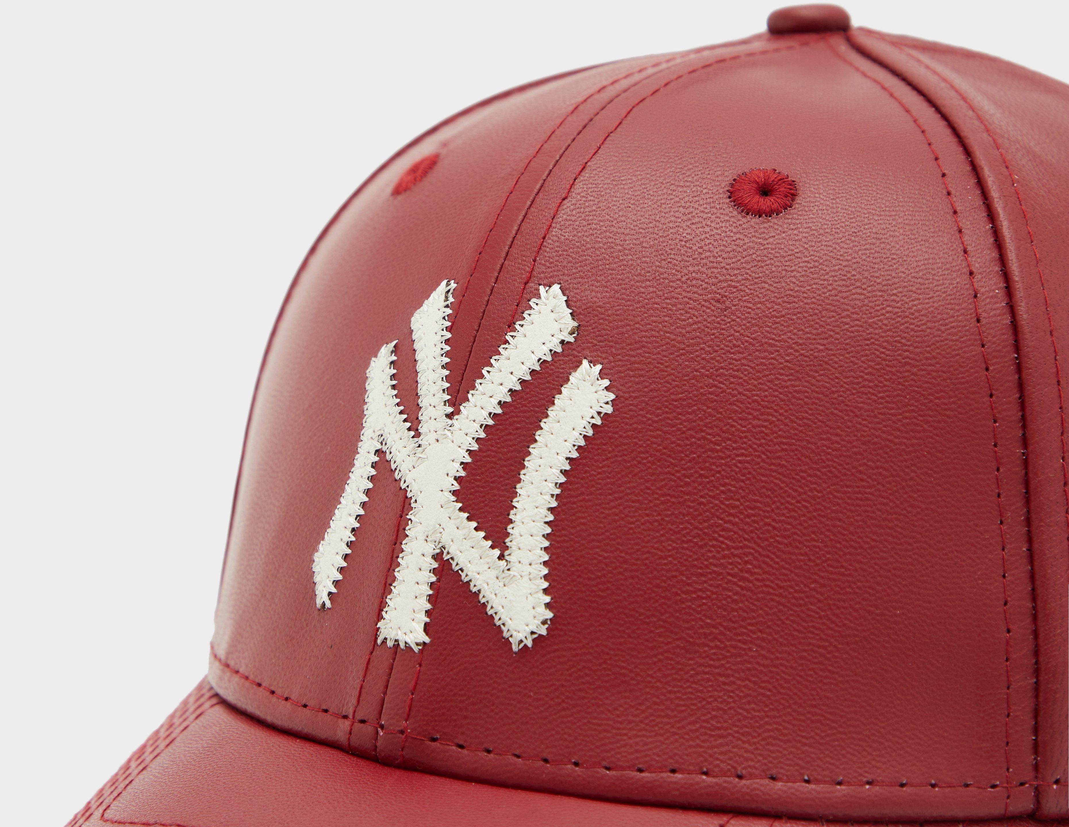 YEEZY 350 Zebra 9FORTY Leather New Red | 2022 | Yankees V2 Hats Cap Healthdesign? York New Era MLB