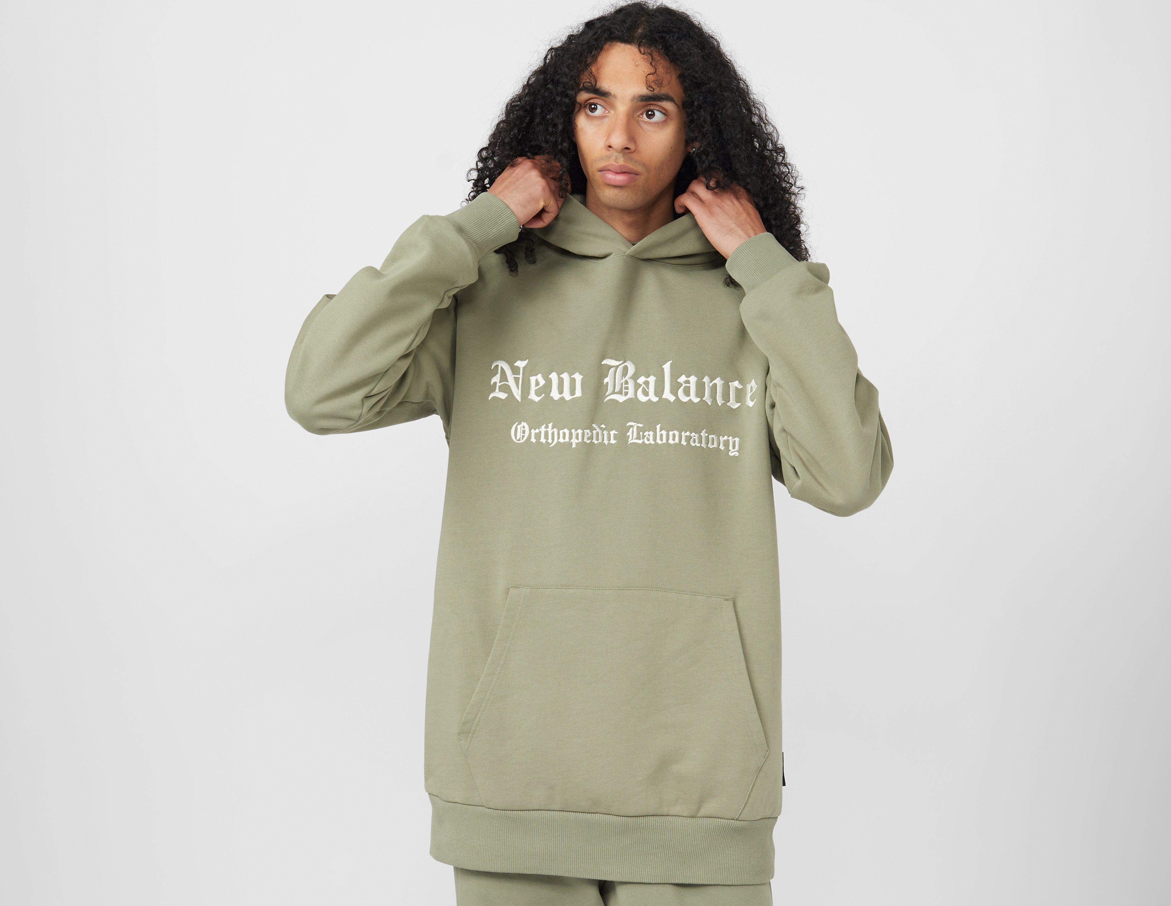 New balance store hoodie green