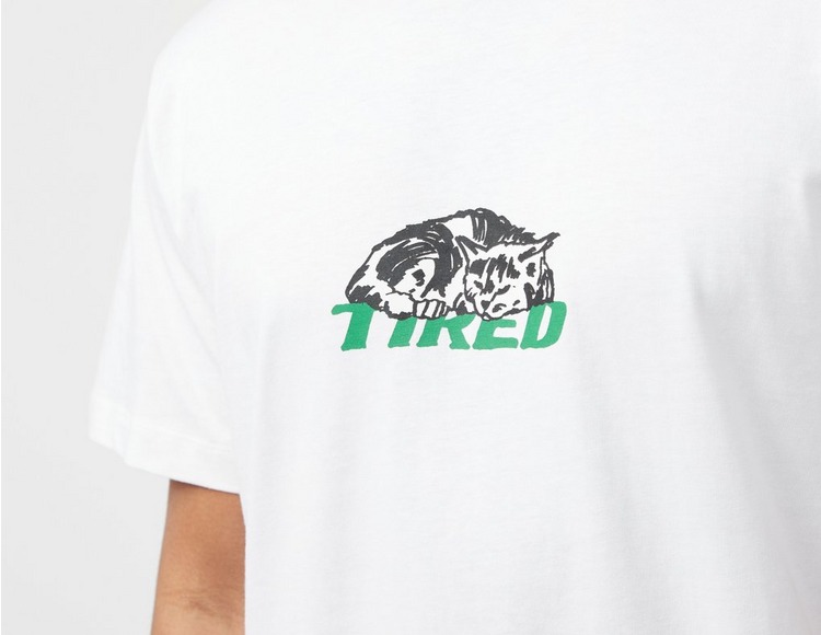 Tired Skateboards Cat Nap T-Shirt