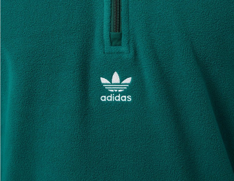 adidas Originals Trefoil Fleece Oberteil mit Halbreißverschluss