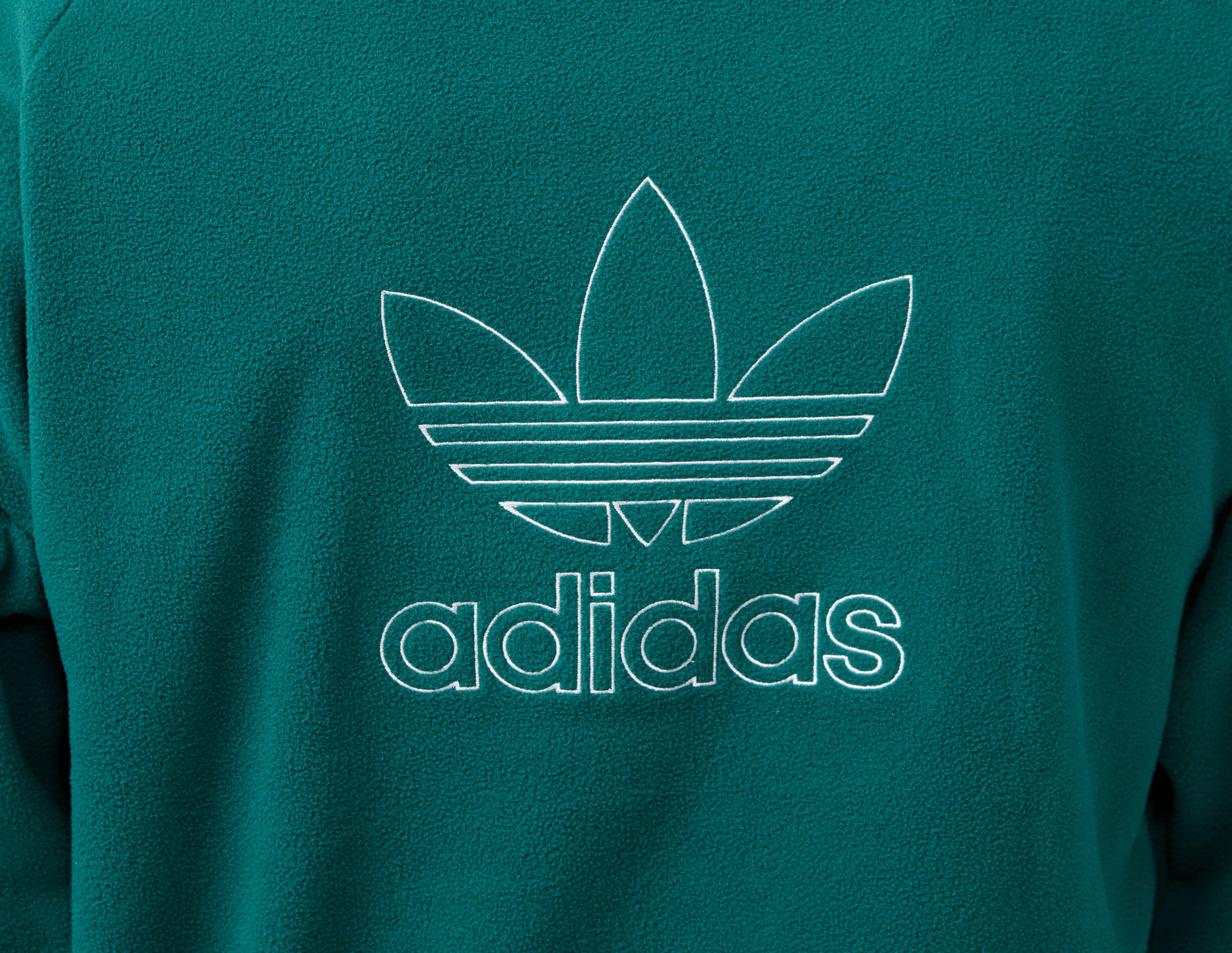 Adidas originals trefoil 1/2 zip hoodie sale