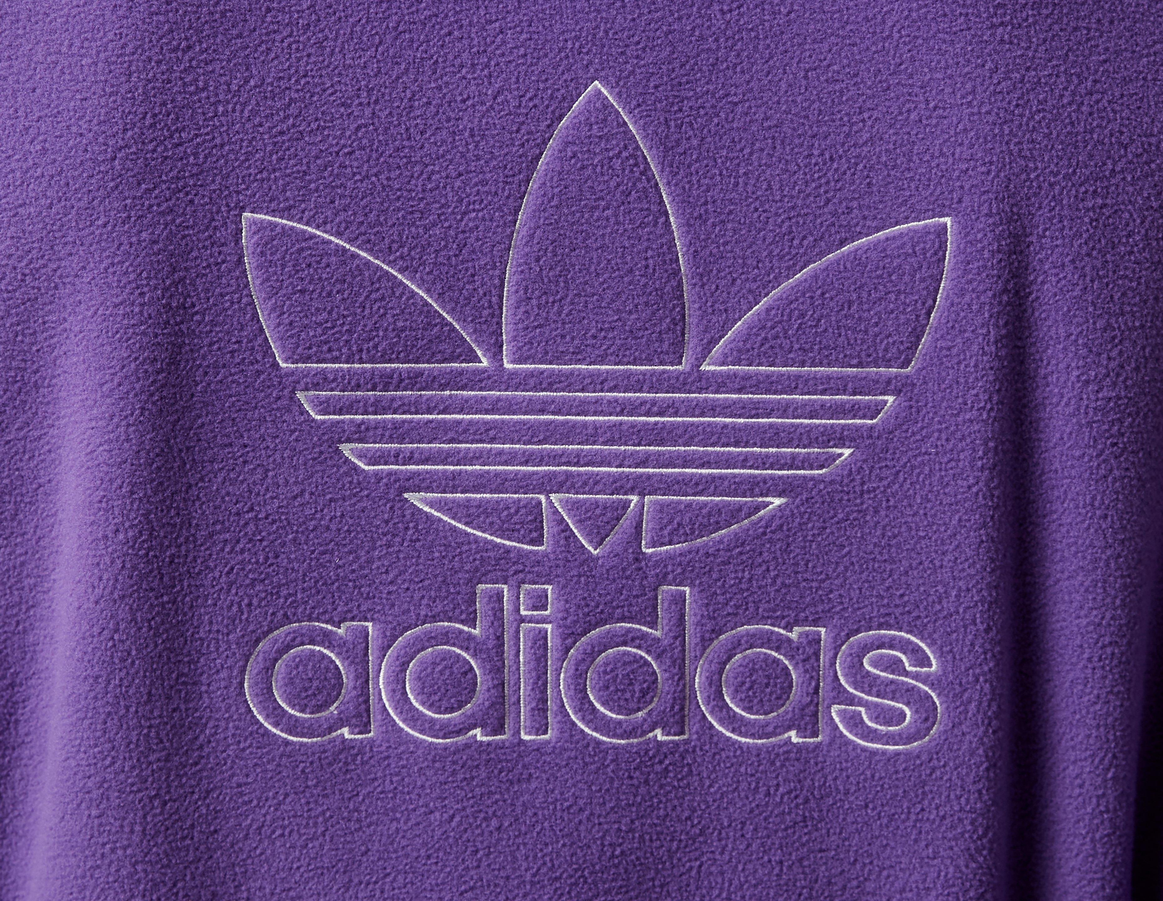 purple adidas logo