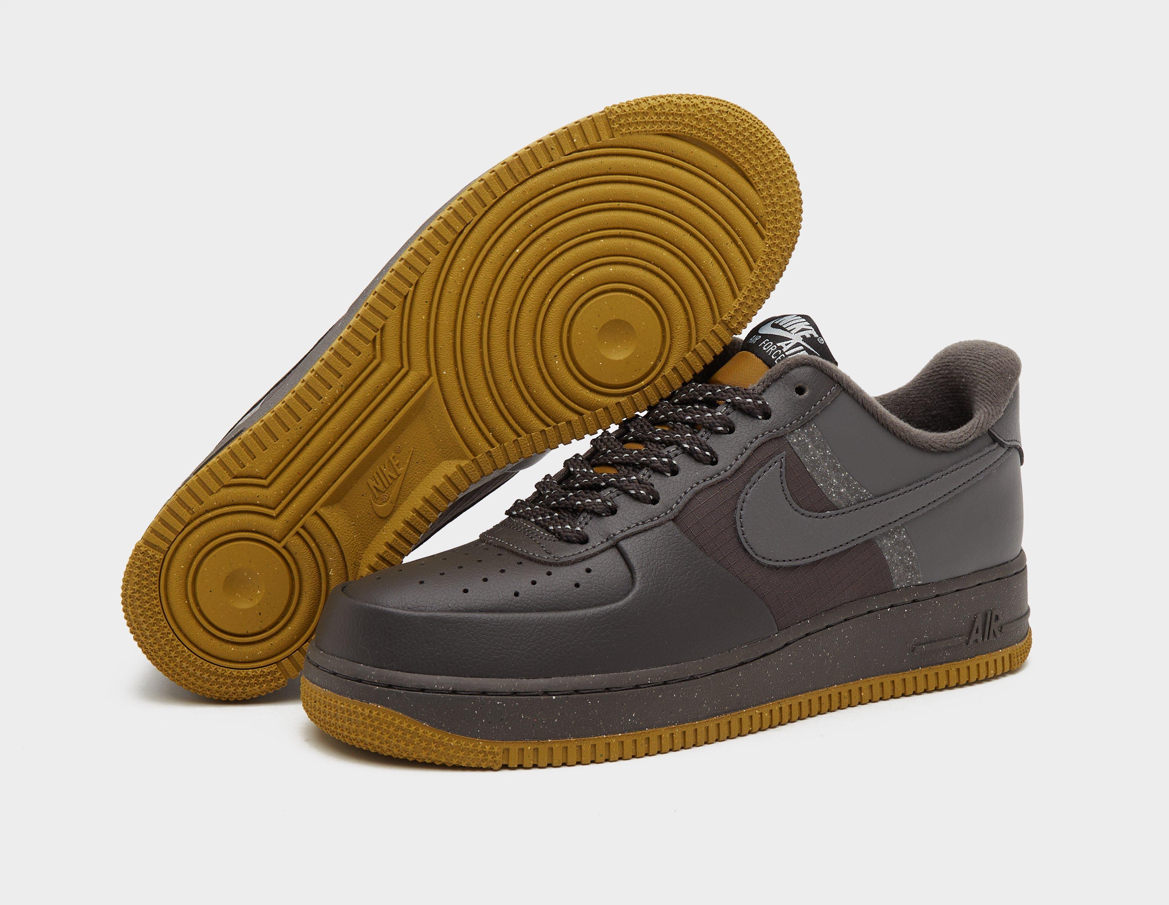 Nike air force 1 lv8 black and sales brown