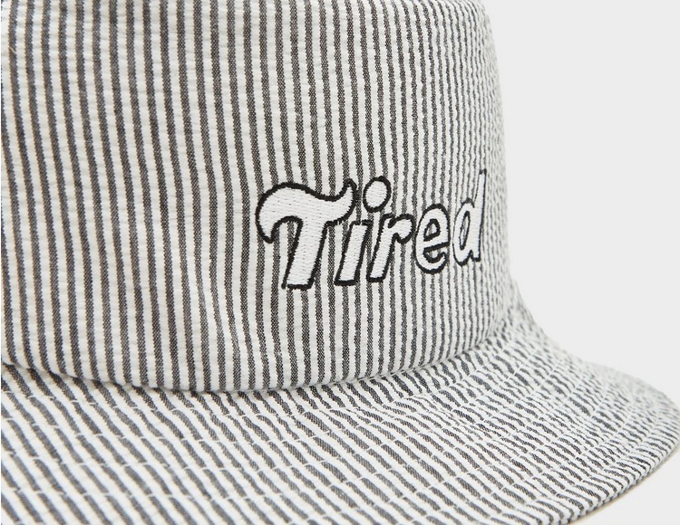 Tired Skateboards Tilde Seersucker Bucket Hat