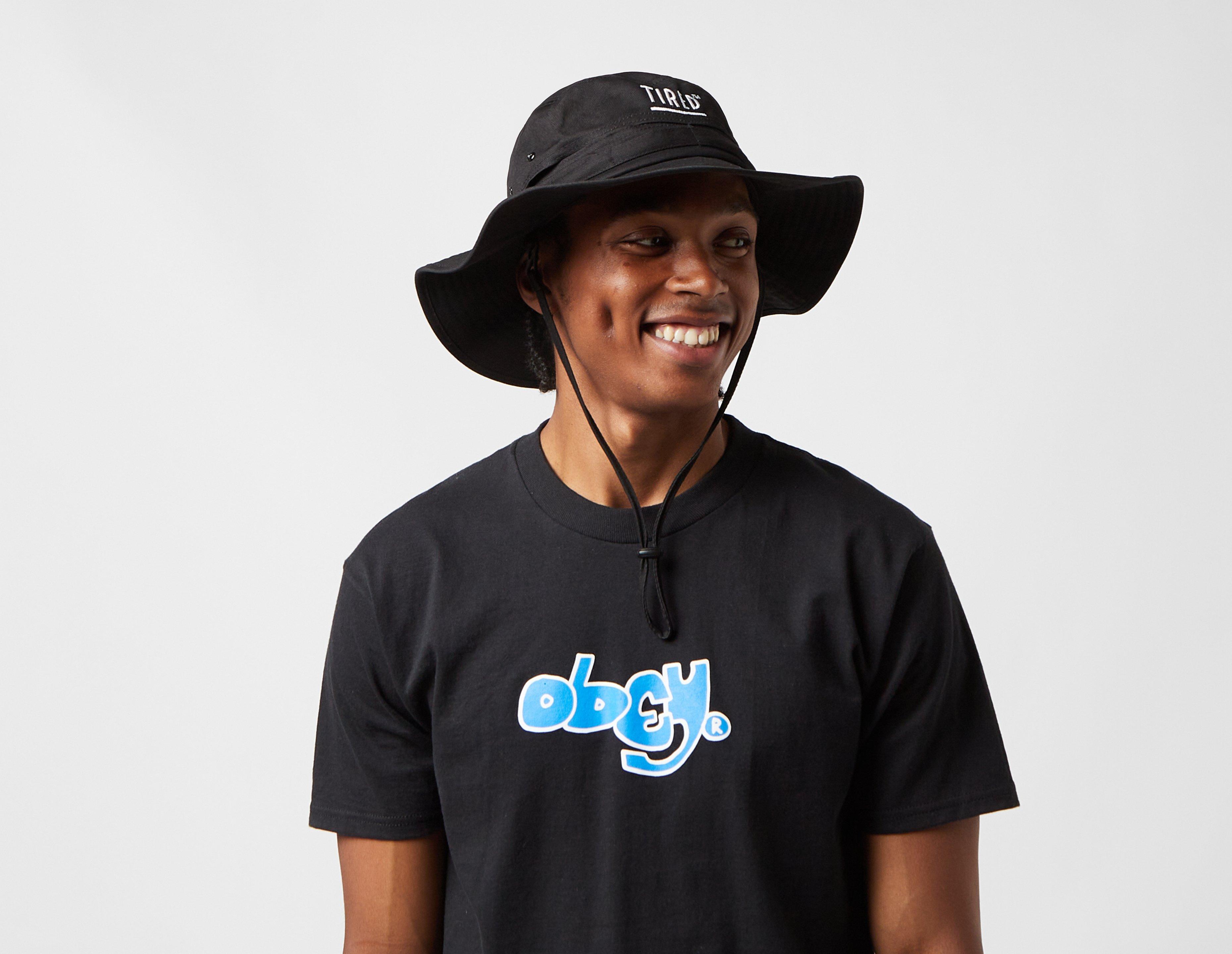 Healthdesign? | Cap 28 milímetros Pequeno abre para resolver sede saudáveis  | Black Tired Skateboards OG Fishing Hat