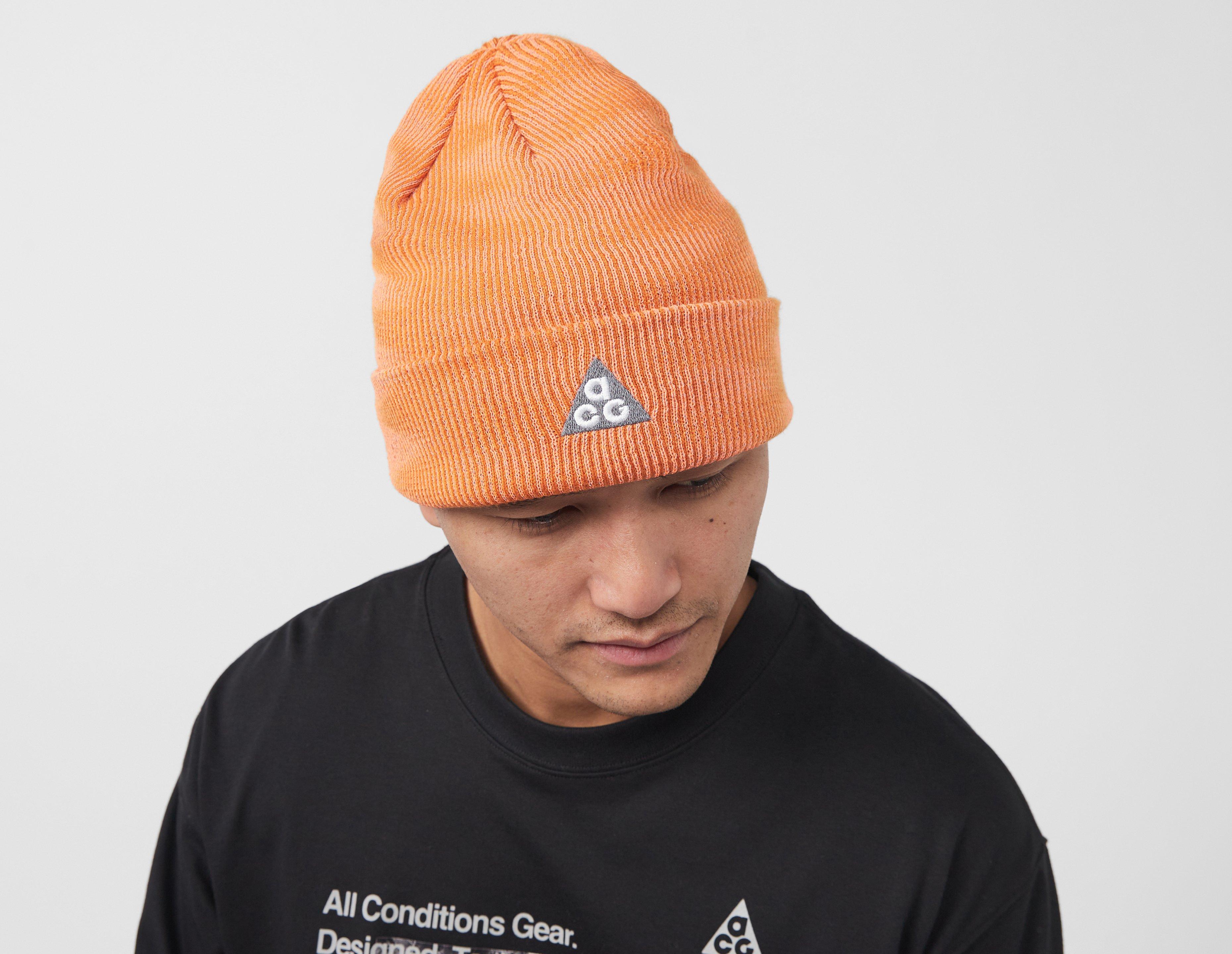 North face beanie on sale orange