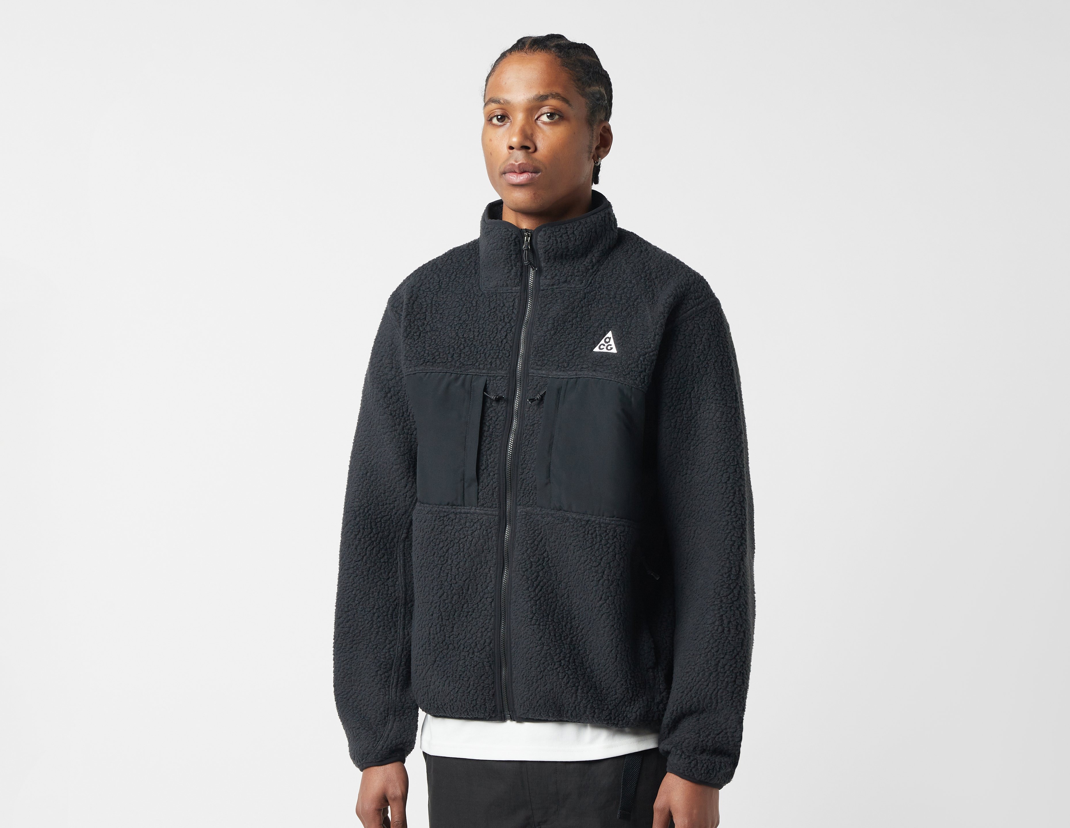 Black Nike ACG 'Actic Wolf' Fleece Jacket | size?