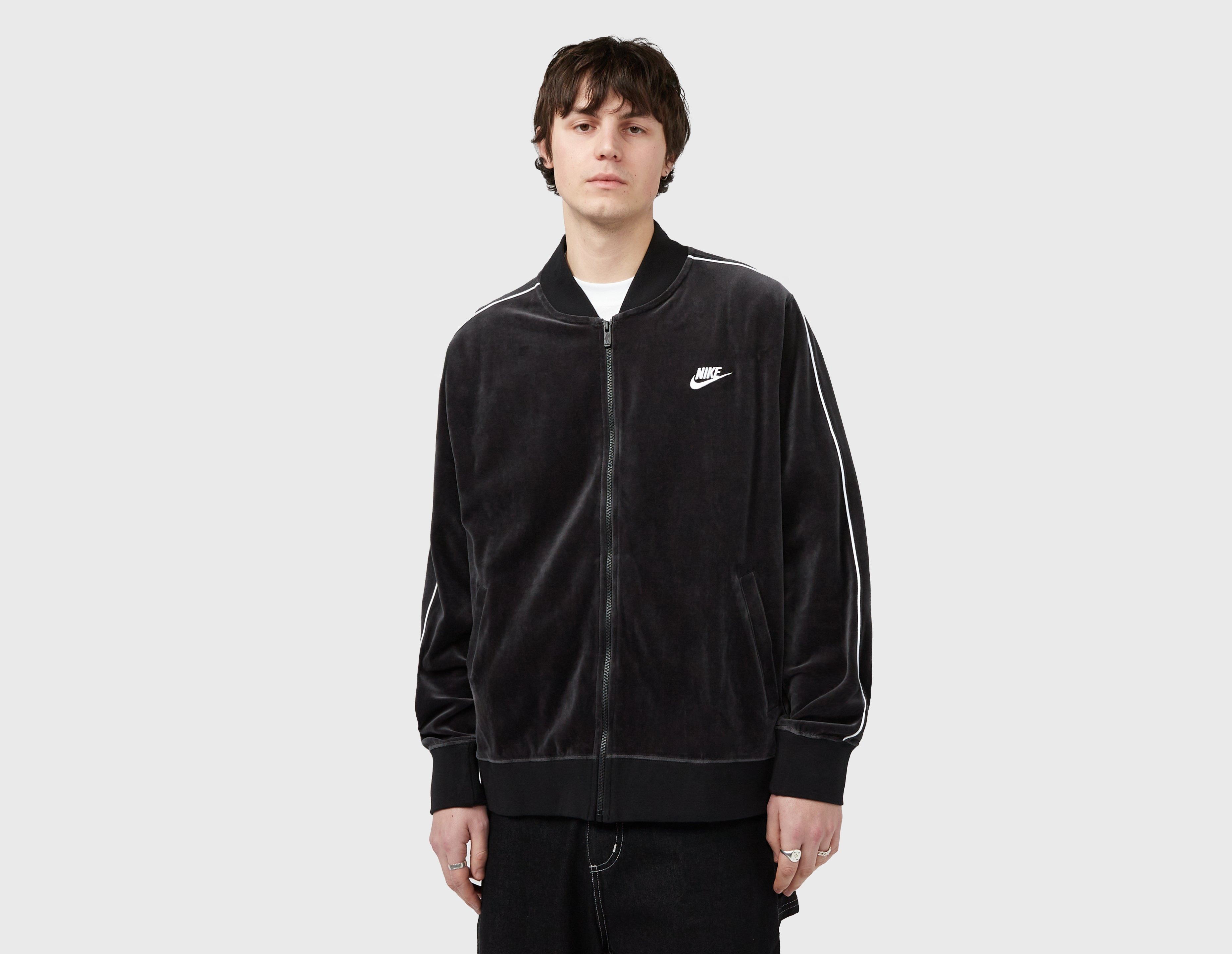 Velvet track jacket sale