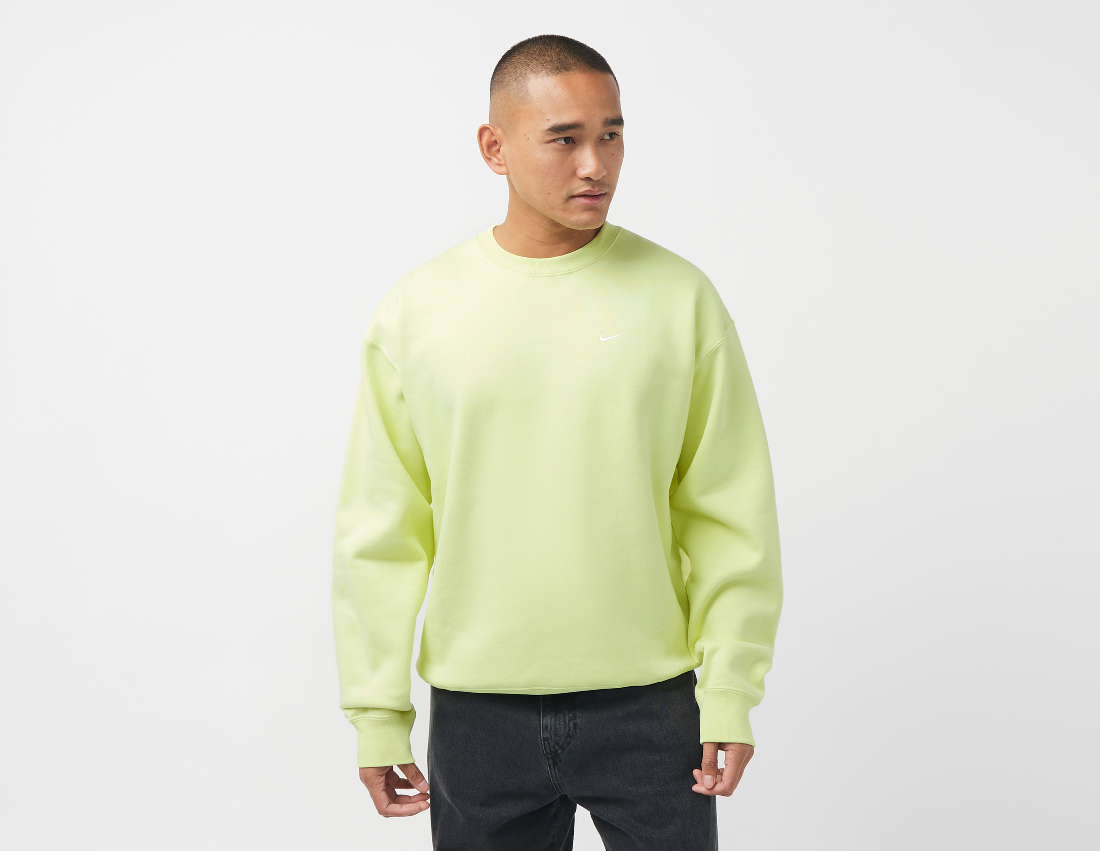 Yellow hot sale nike crewneck