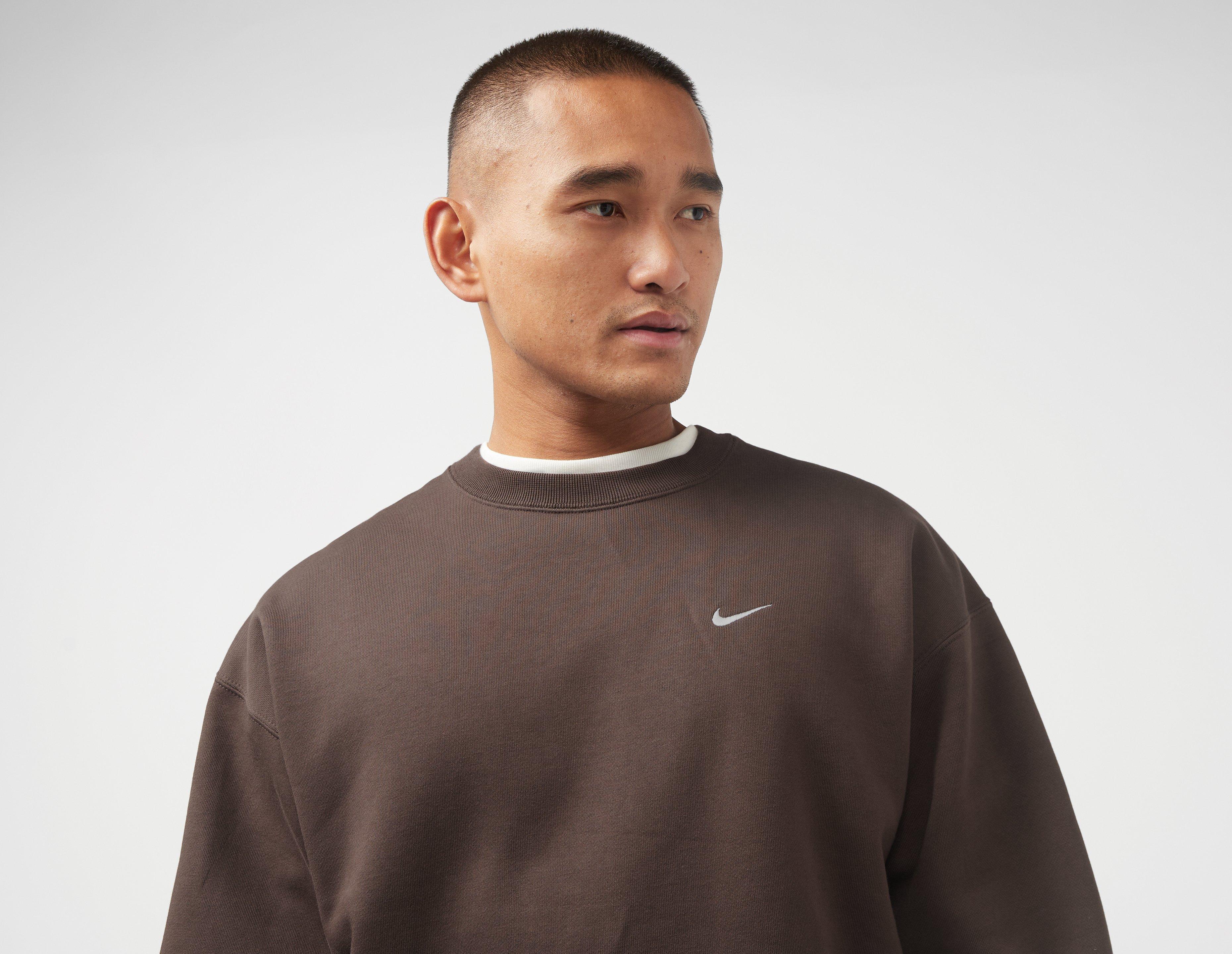 Brown Nike NRG Premium Essentials Crew Neck Sweatshirt | size?