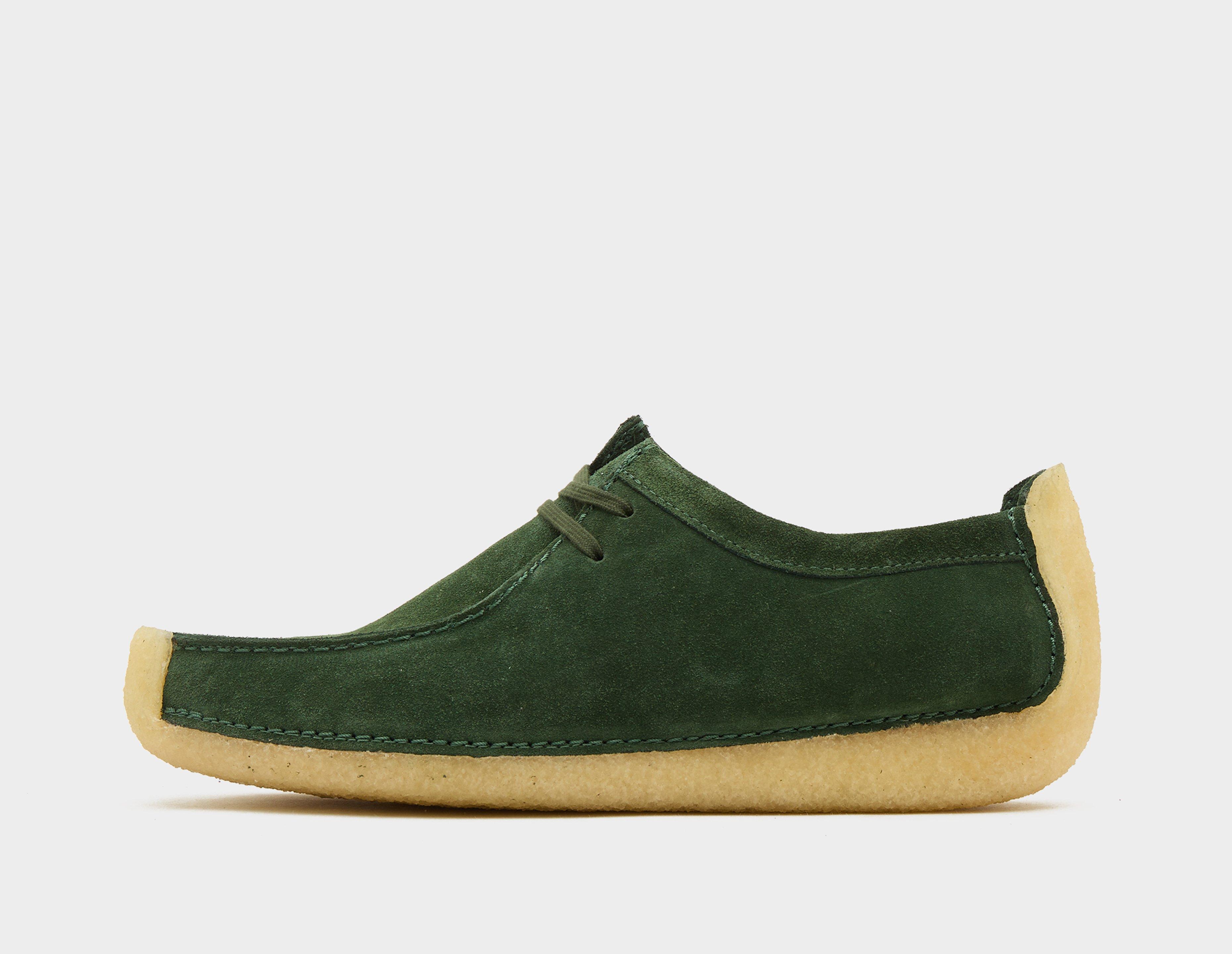 Clarks green suede store shoes