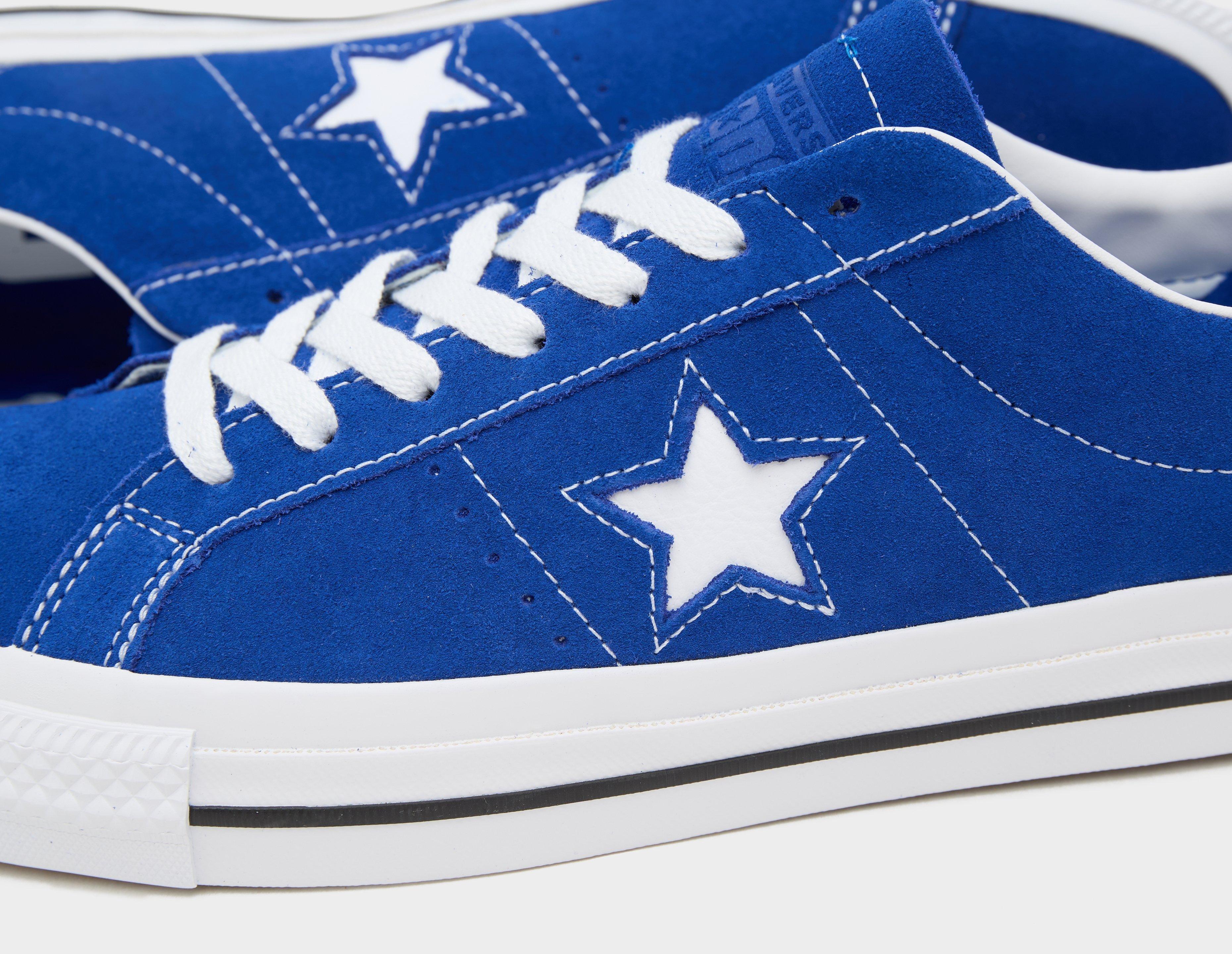 Blue converse cheap one star